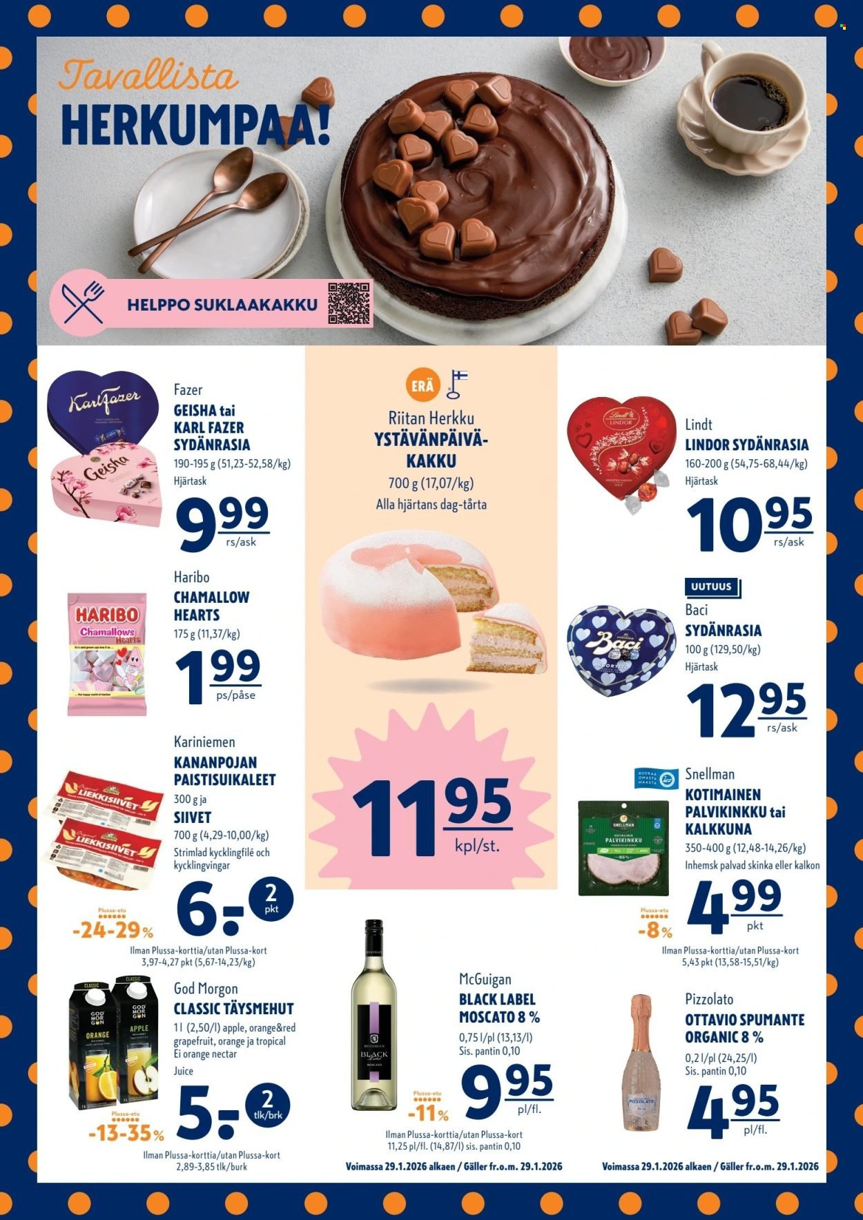 K-SUPERMARKET tarjoukset - Tavallista parempaa ja ystävänpäivään