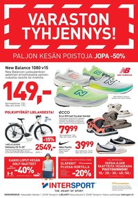 INTERSPORT tarjoukset - Varaston tyhjennys