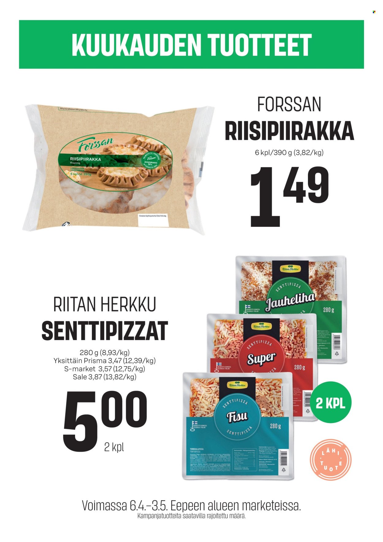 S-MARKET tarjoukset - Kuukauden tuotteet