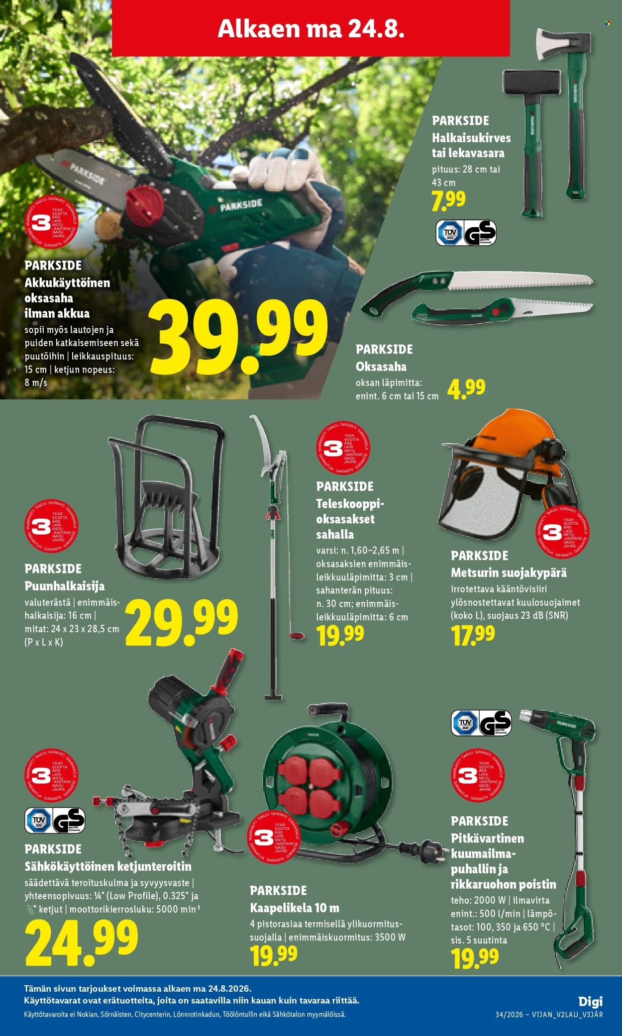 LIDL tarjoukset - PARKSIDE® - You got this!