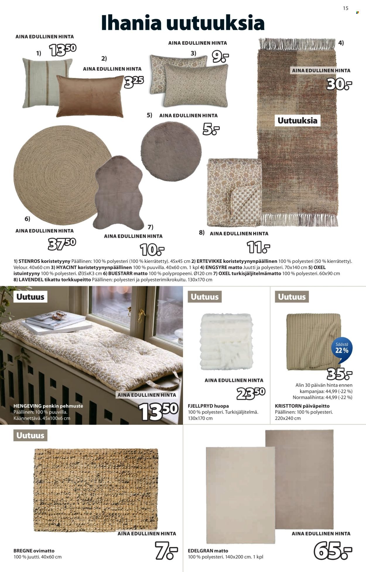 JYSK tarjoukset - Viikon tarjoukset