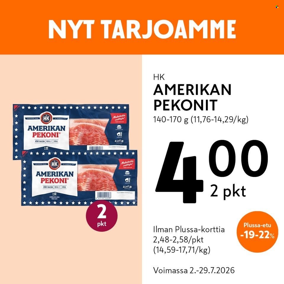 K-MARKET tarjoukset - Alkaen TO 2.7.2026