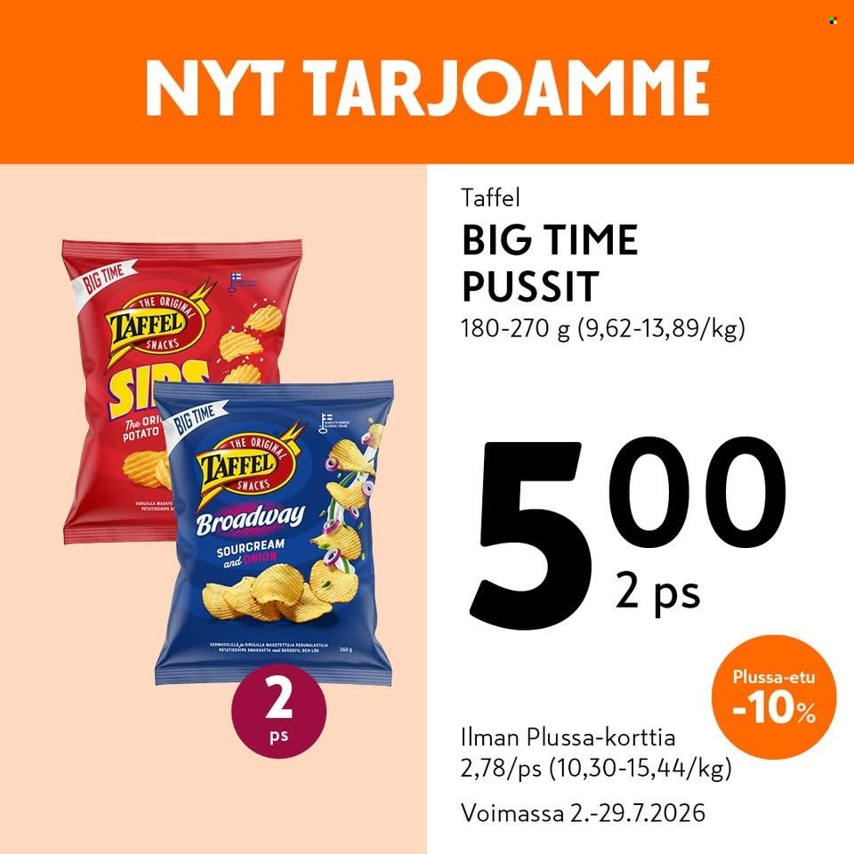 K-MARKET tarjoukset - Alkaen TO 2.7.2026