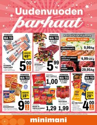 MINIMANI tarjoukset - Alkaen MA 29.12.2025