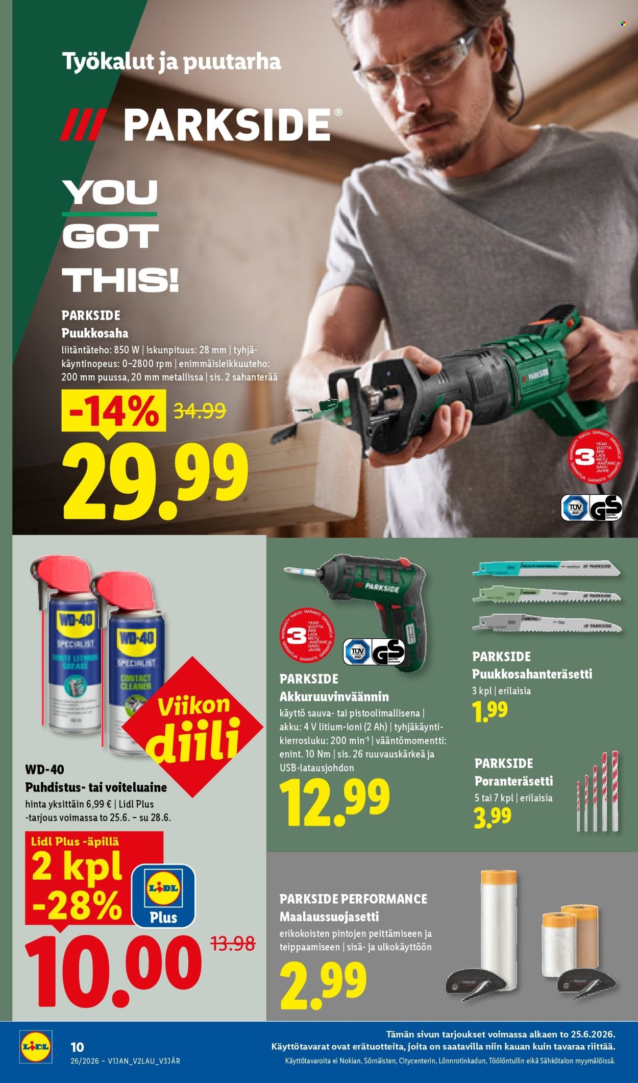 LIDL tarjoukset - Alkaen TO 25.6.2026