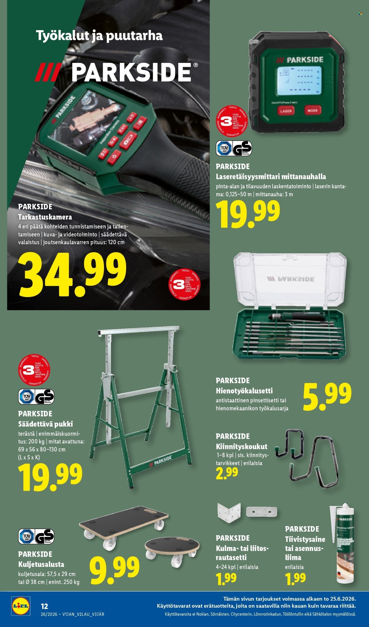 LIDL tarjoukset - Alkaen TO 25.6.2026