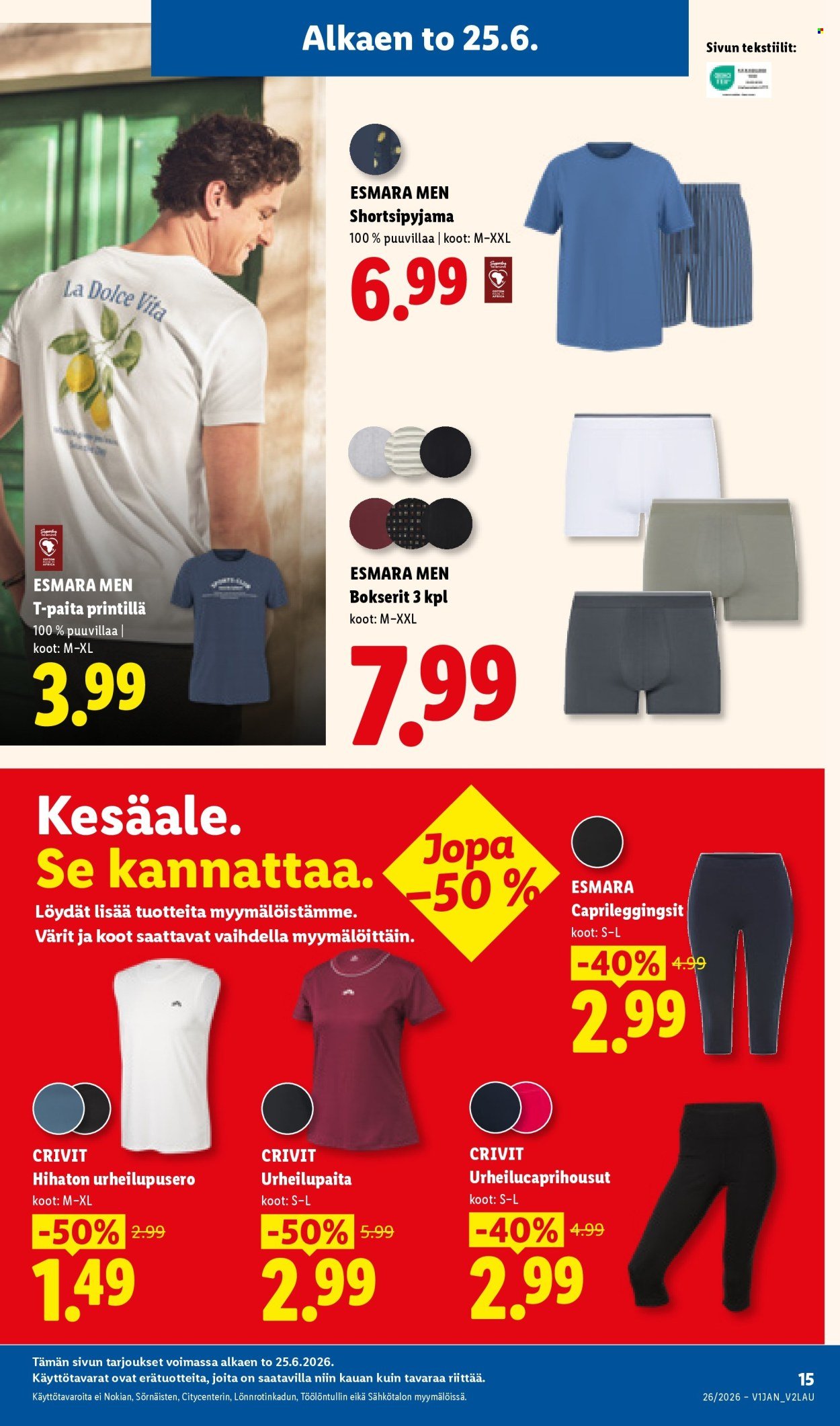 LIDL tarjoukset - Alkaen TO 25.6.2026