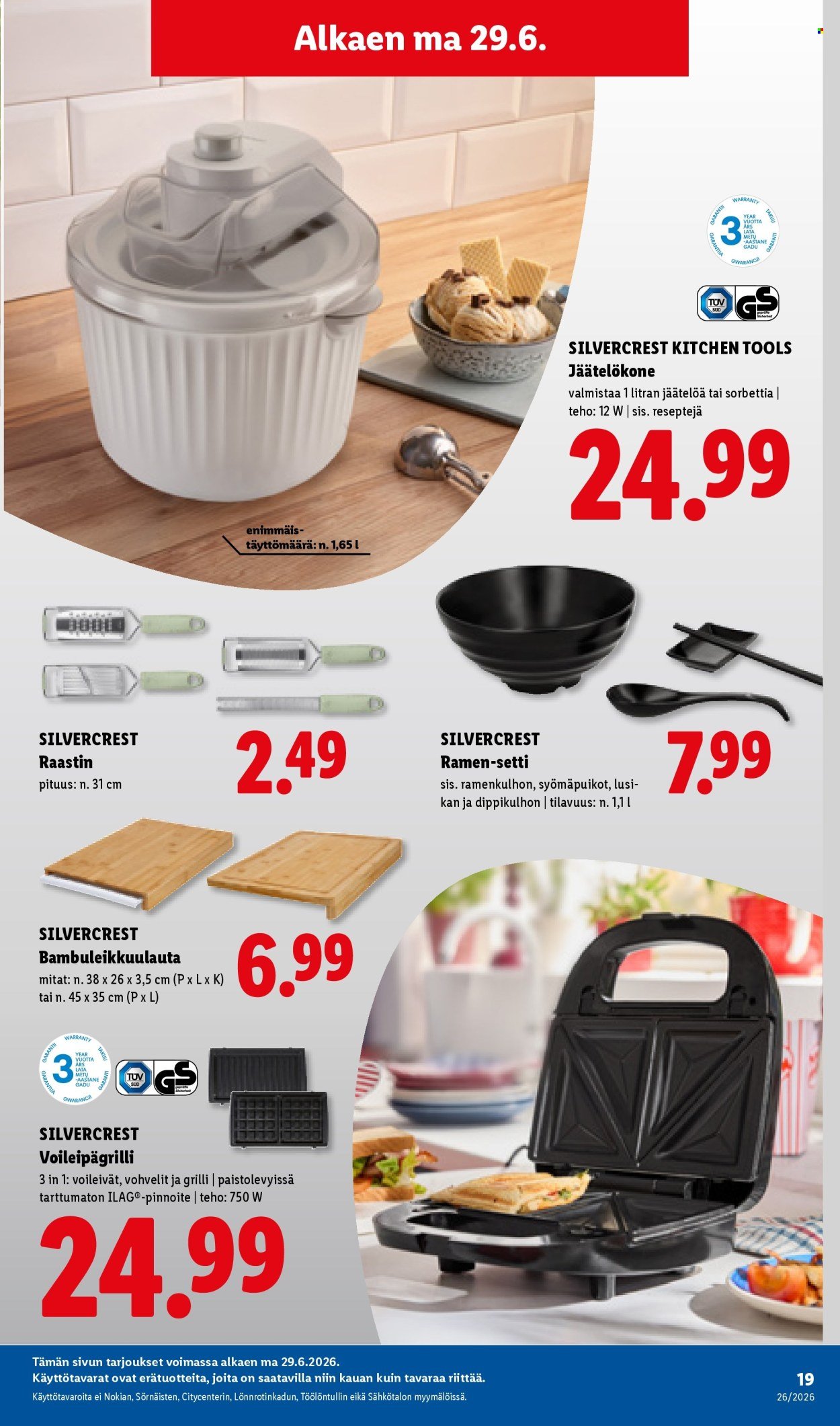 LIDL tarjoukset - Alkaen TO 25.6.2026