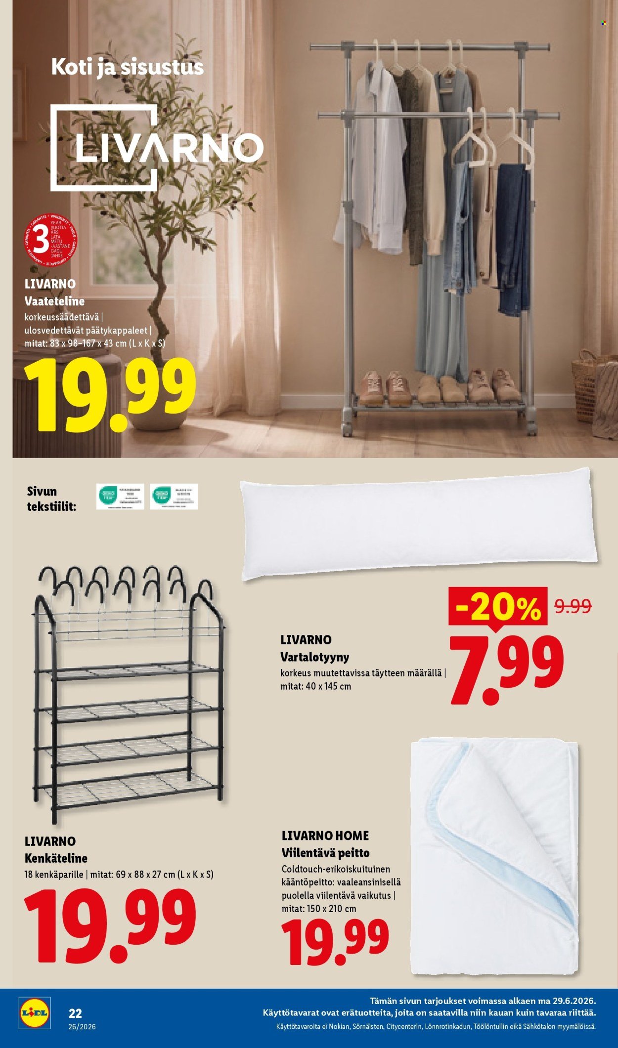 LIDL tarjoukset - Alkaen TO 25.6.2026