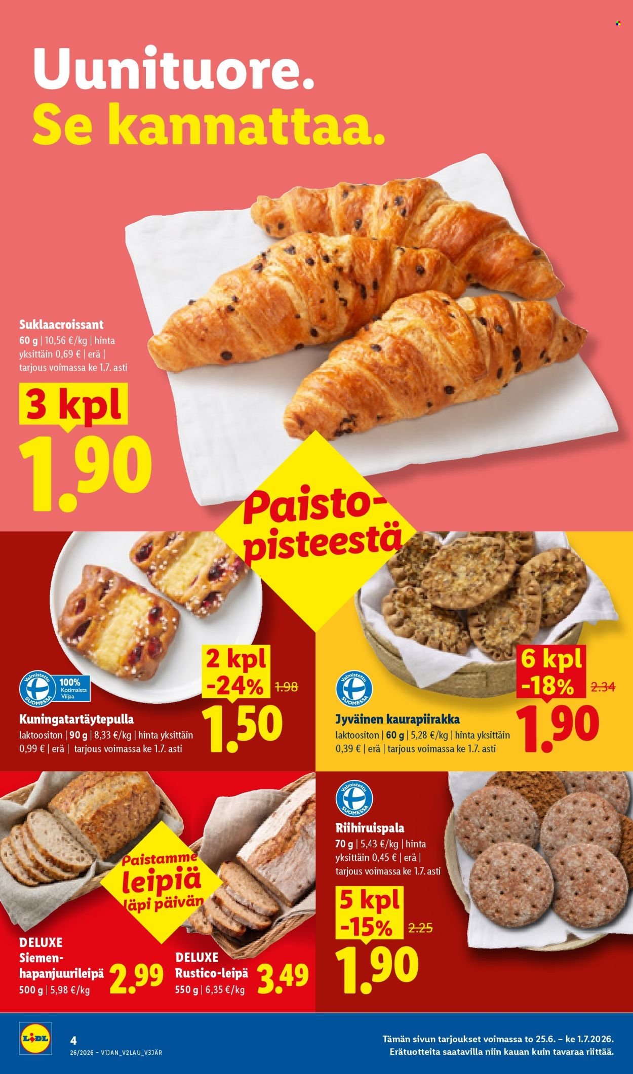 LIDL tarjoukset - Alkaen TO 25.6.2026