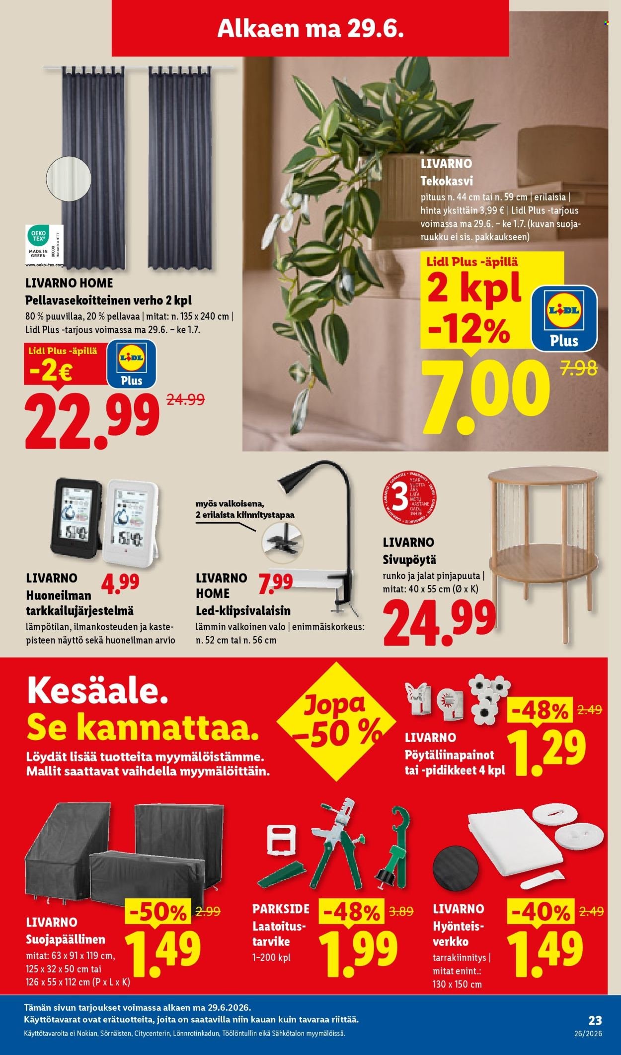 LIDL tarjoukset - Alkaen TO 25.6.2026