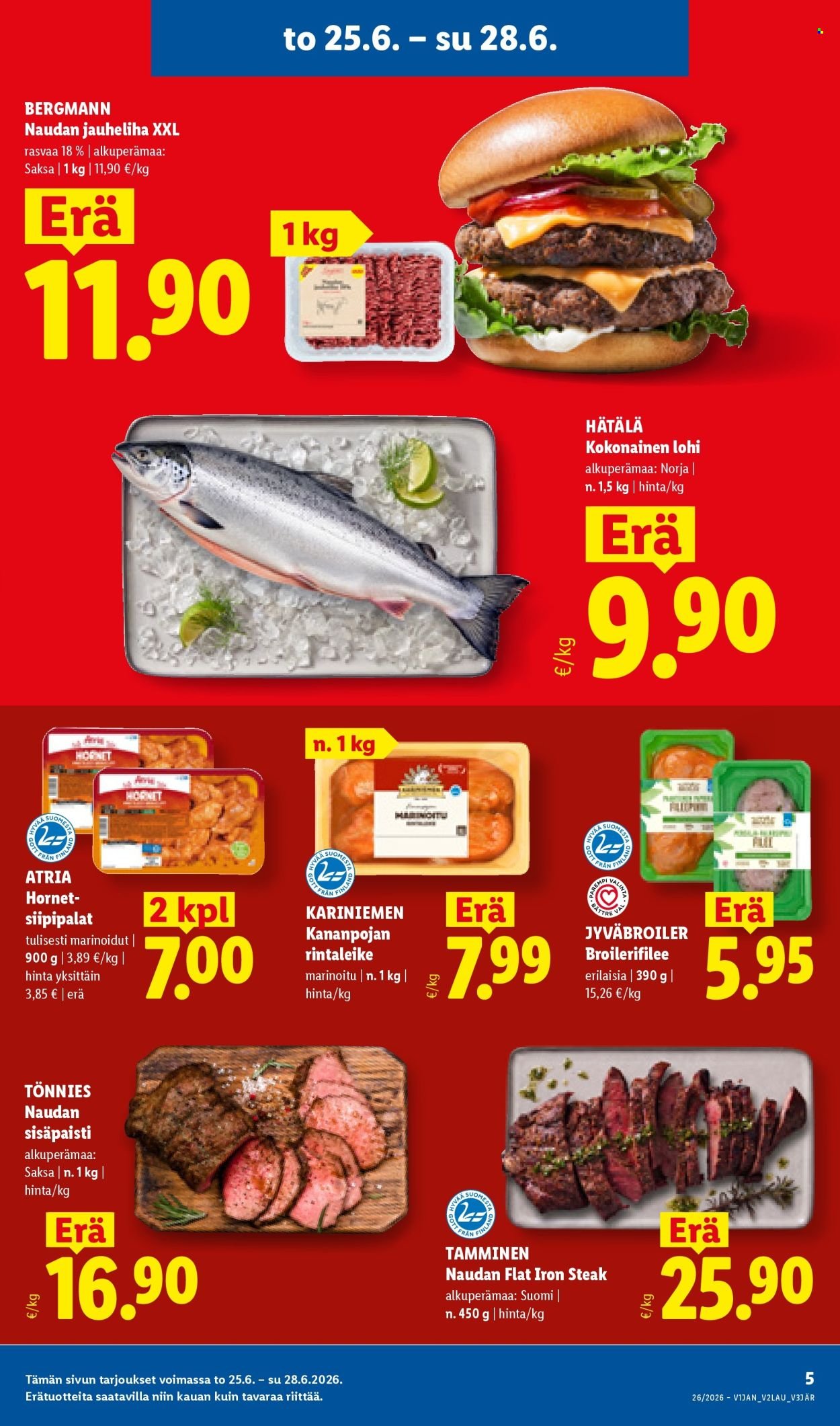 LIDL tarjoukset - Alkaen TO 25.6.2026