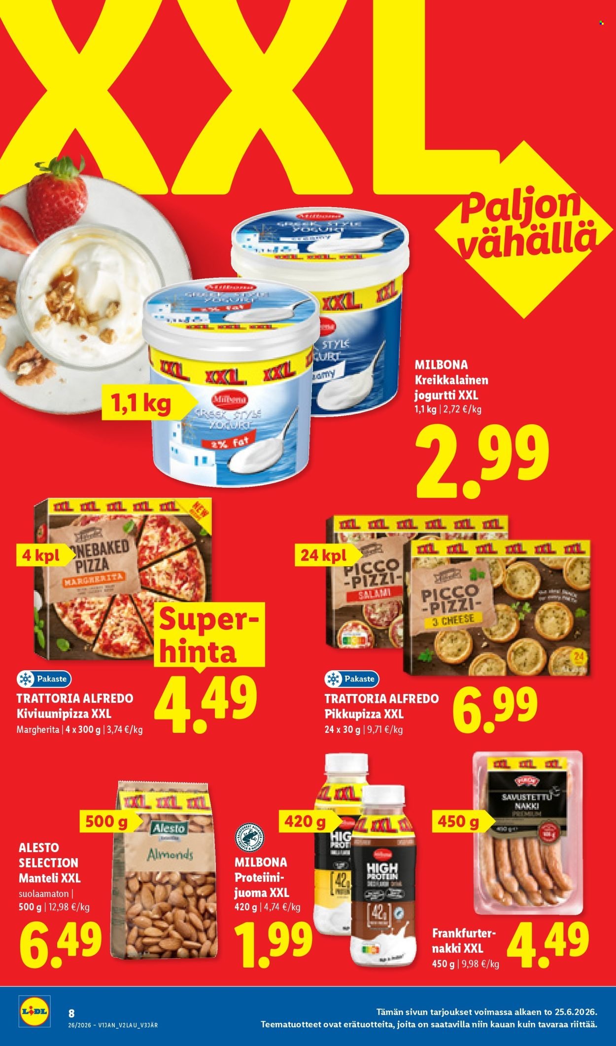 LIDL tarjoukset - Alkaen TO 25.6.2026