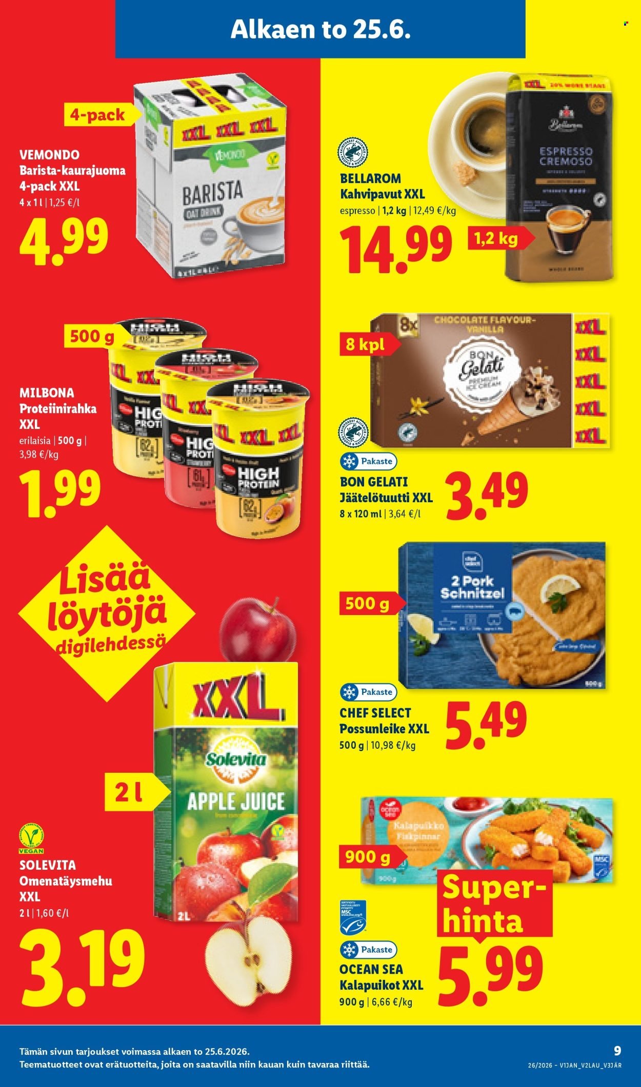 LIDL tarjoukset - Alkaen TO 25.6.2026