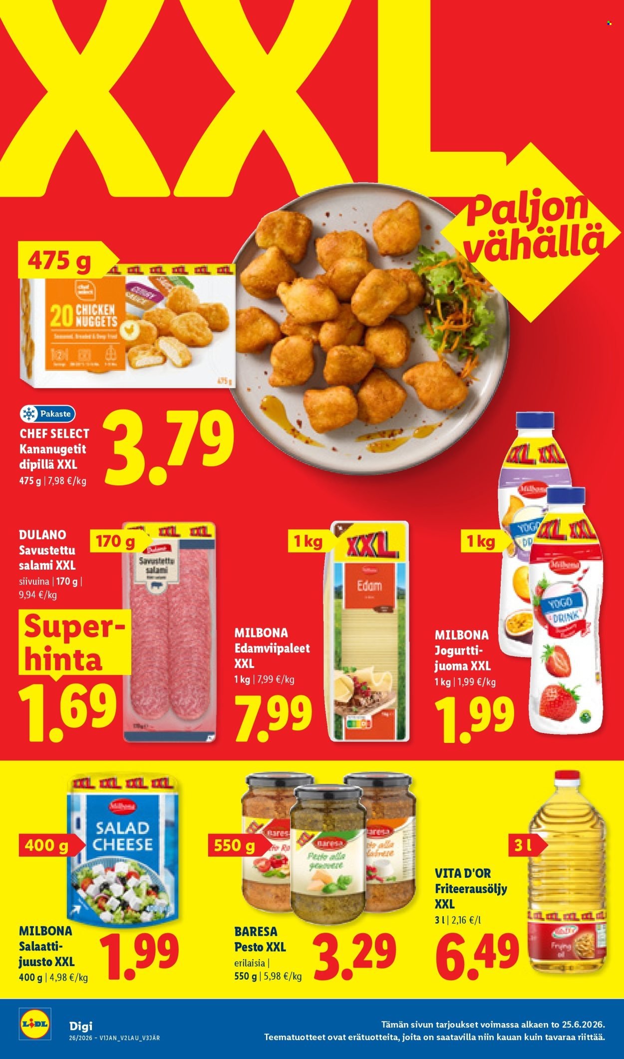LIDL tarjoukset - Alkaen TO 25.6.2026