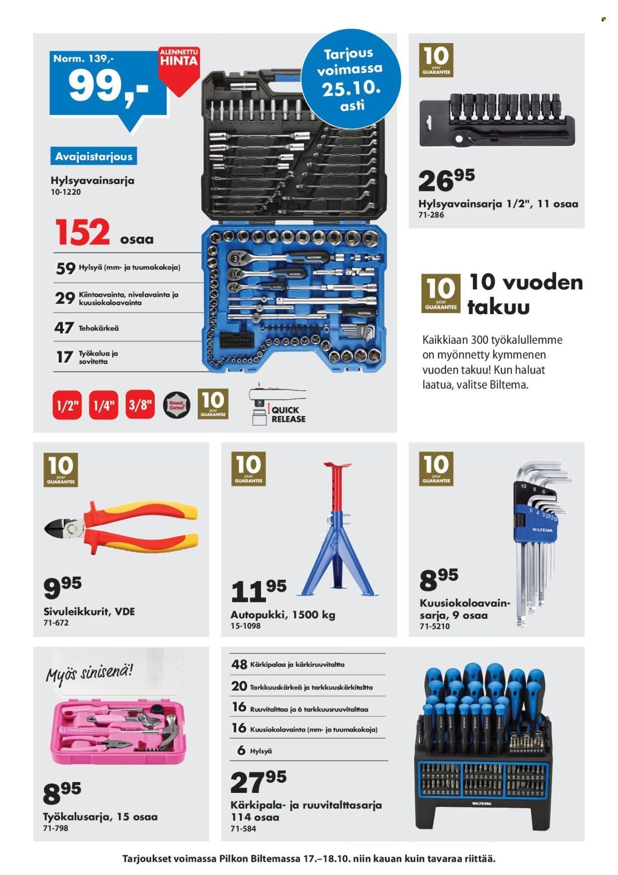 BILTEMA tarjoukset - Alkaen LA 17.10.2026