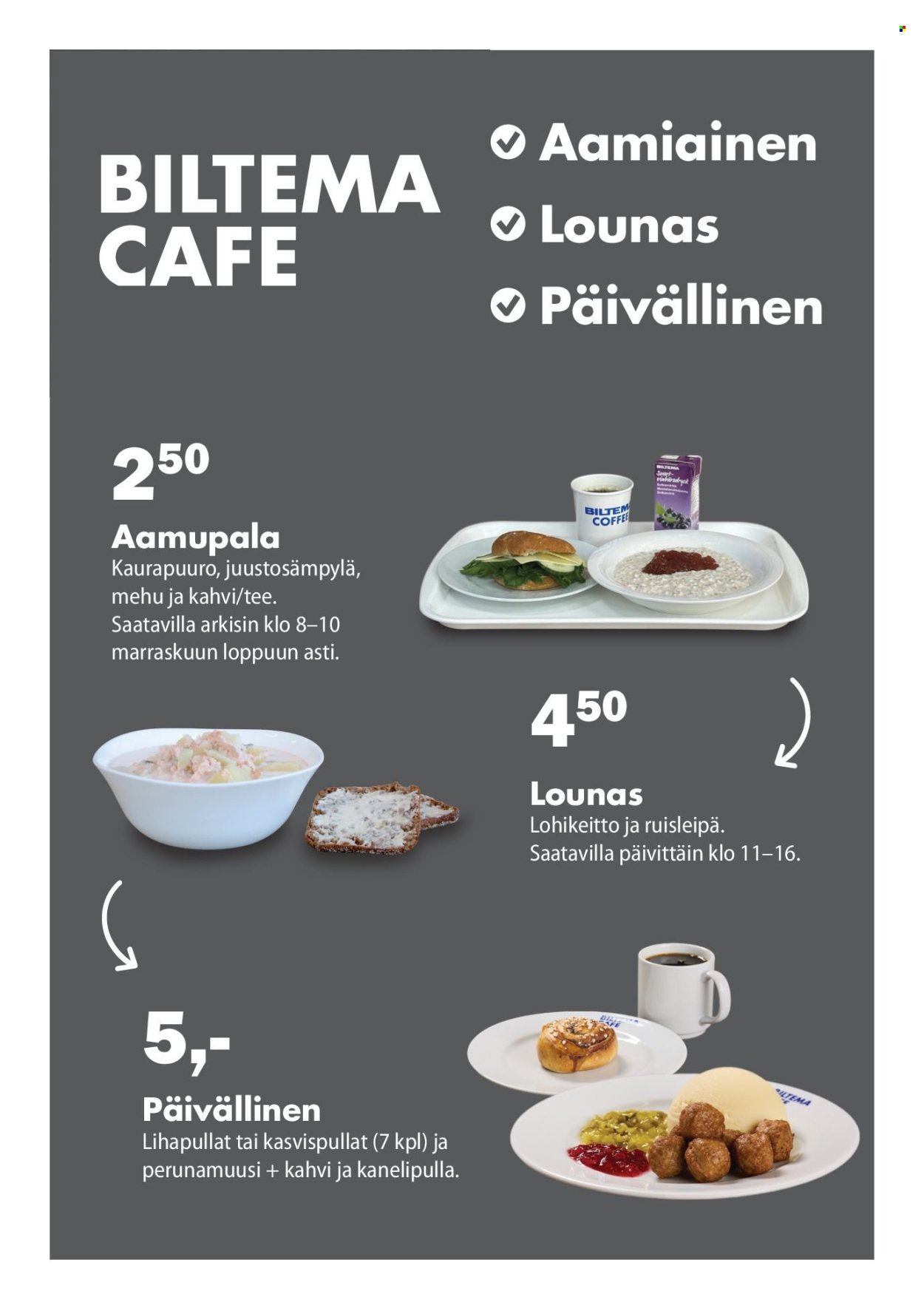 BILTEMA tarjoukset - Alkaen LA 17.10.2026