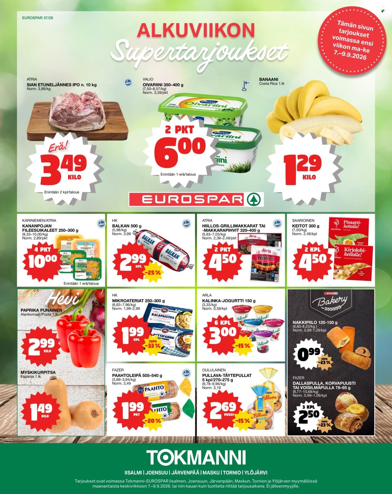 TOKMANNI tarjoukset - EUROSPAR