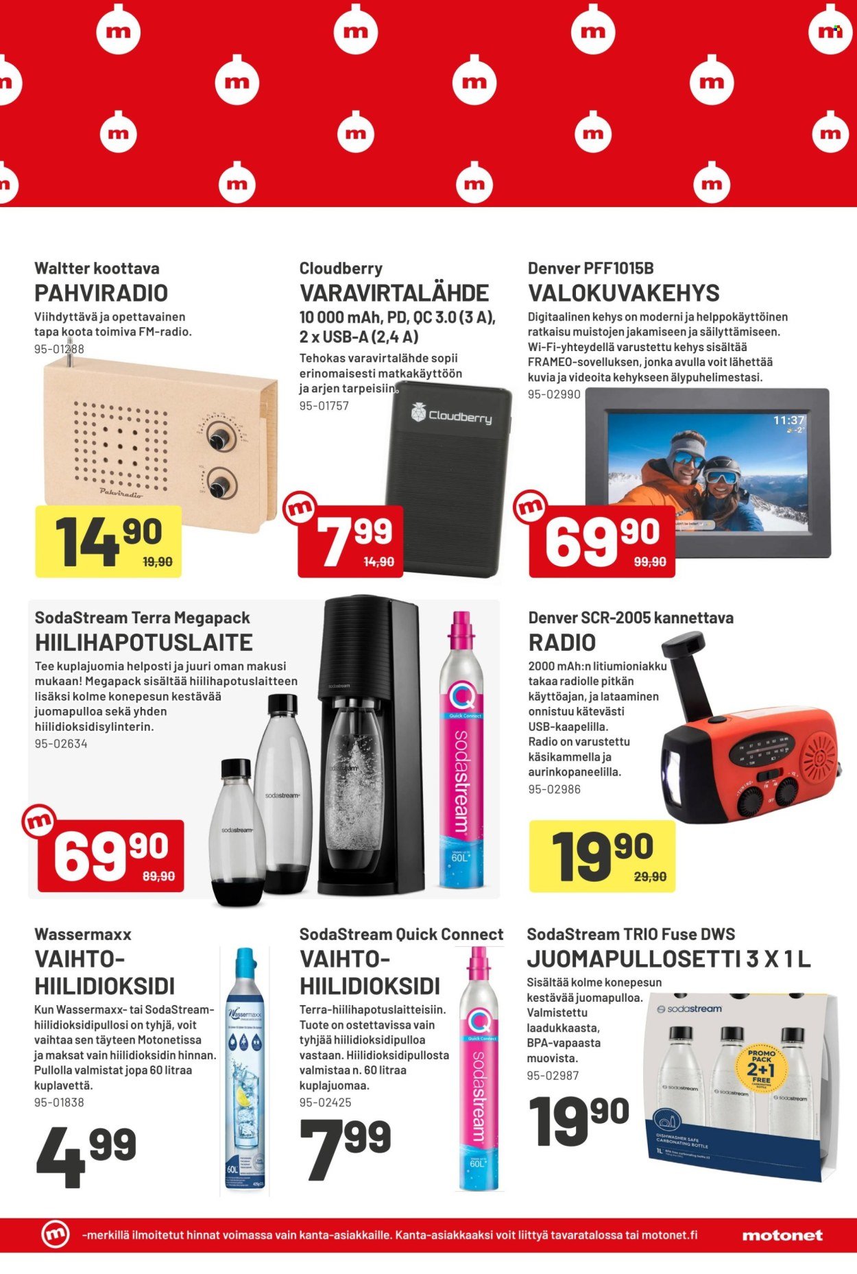 MOTONET tarjoukset - Lahjoja tekemiseen?