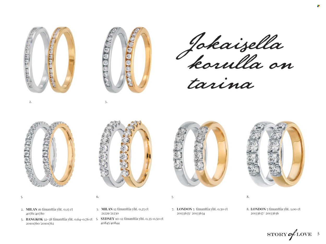 KULTAJOUSI tarjoukset - Story of Love