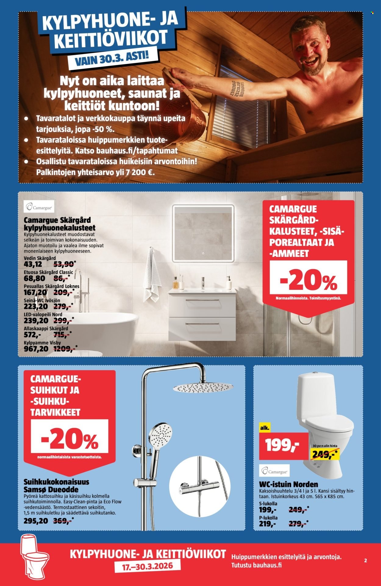 BAUHAUS tarjoukset - Alkaen TI 17.3.2026