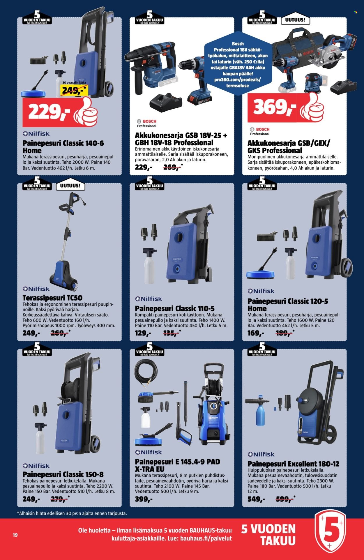BAUHAUS tarjoukset - Alkaen TI 17.3.2026