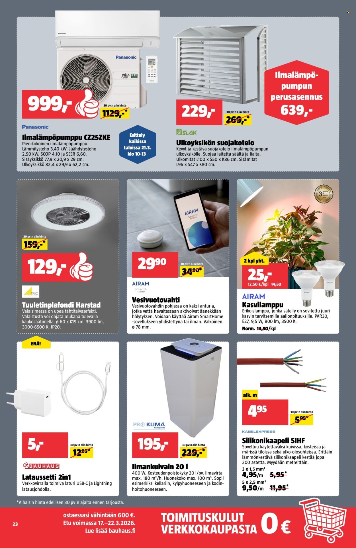 BAUHAUS tarjoukset - Alkaen TI 17.3.2026