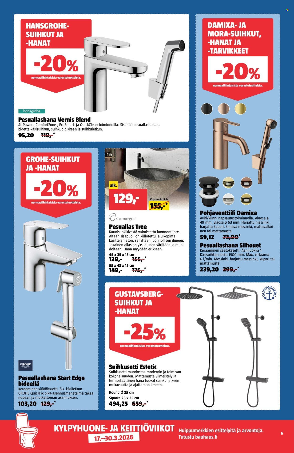 BAUHAUS tarjoukset - Alkaen TI 17.3.2026