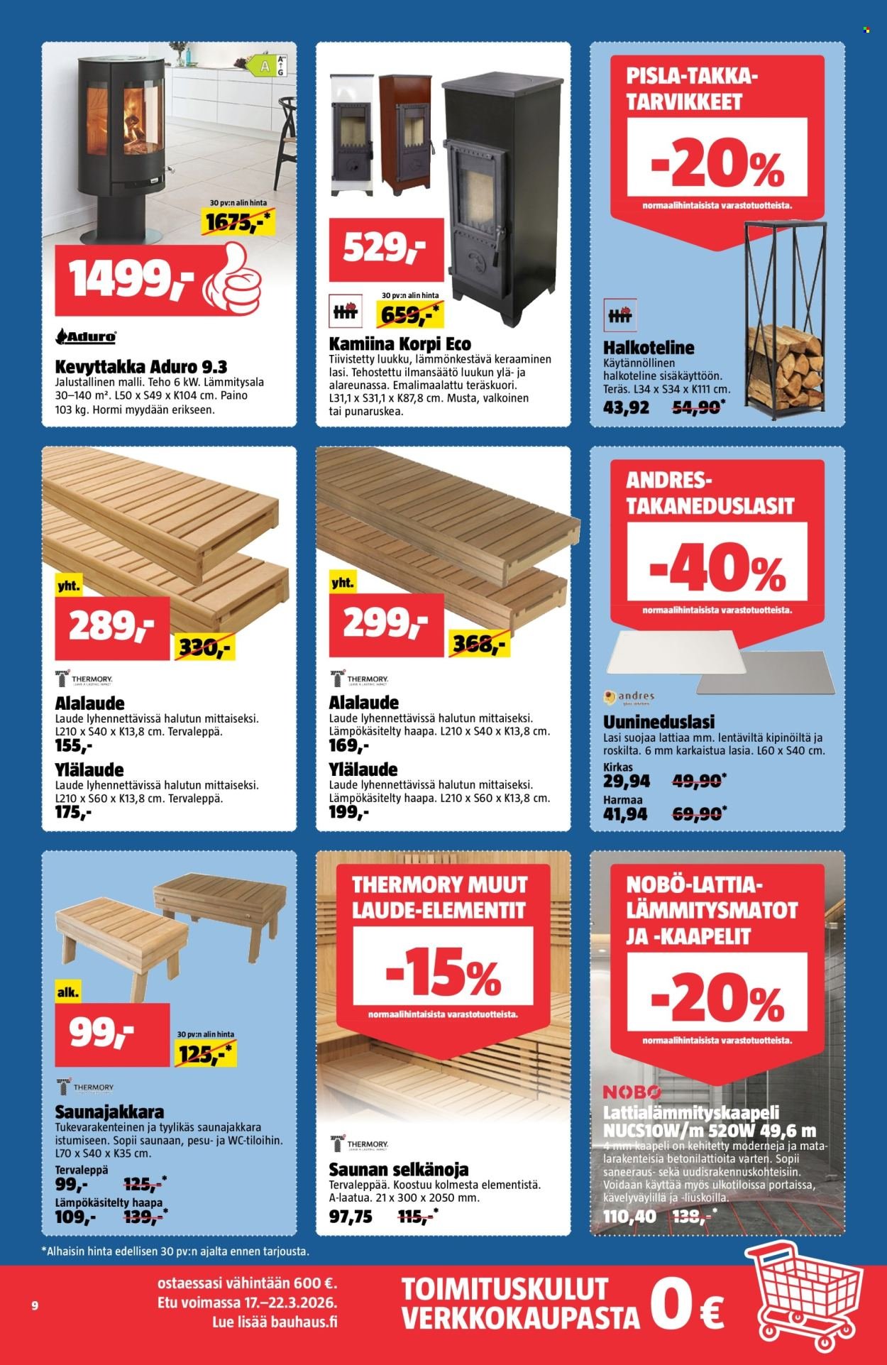 BAUHAUS tarjoukset - Alkaen TI 17.3.2026