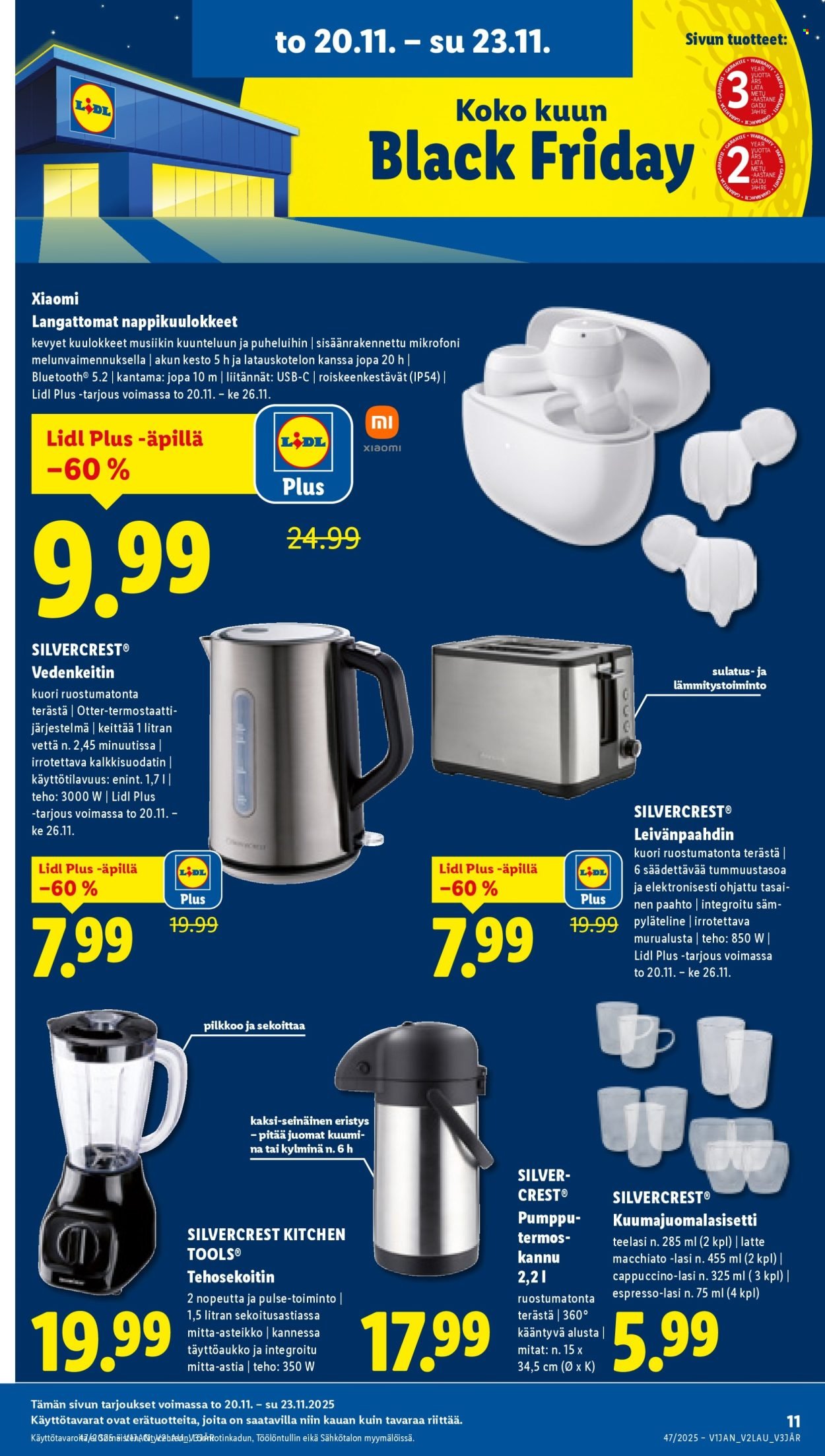 LIDL tarjoukset - Alkaen TO 20.11.2025 (2025-11-20 - 2025-11-26)
