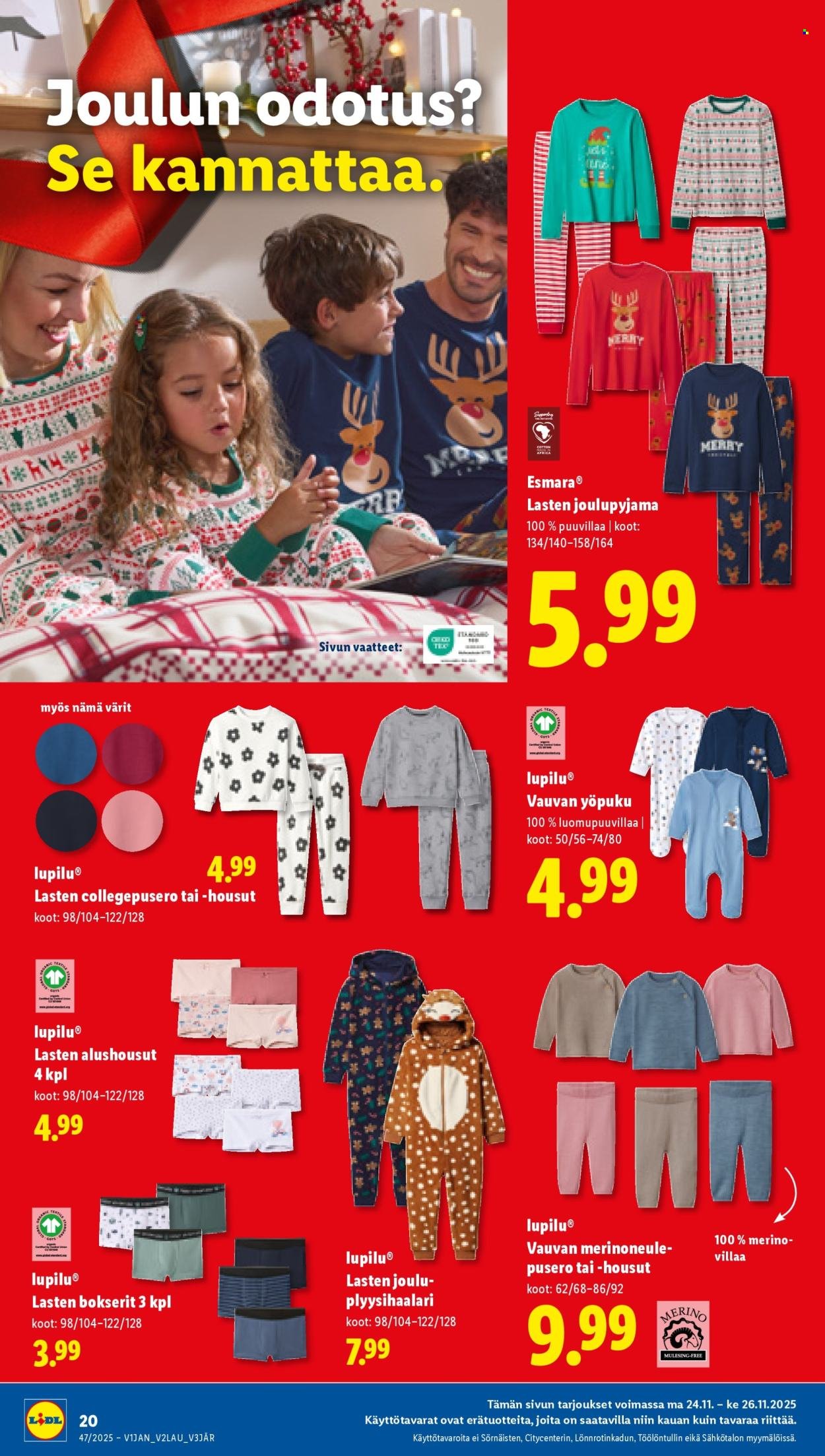 LIDL tarjoukset - Alkaen TO 20.11.2025 (2025-11-20 - 2025-11-26)