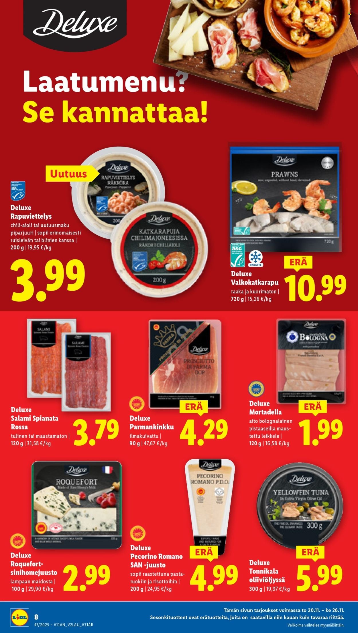 LIDL tarjoukset - Alkaen TO 20.11.2025 (2025-11-20 - 2025-11-26)