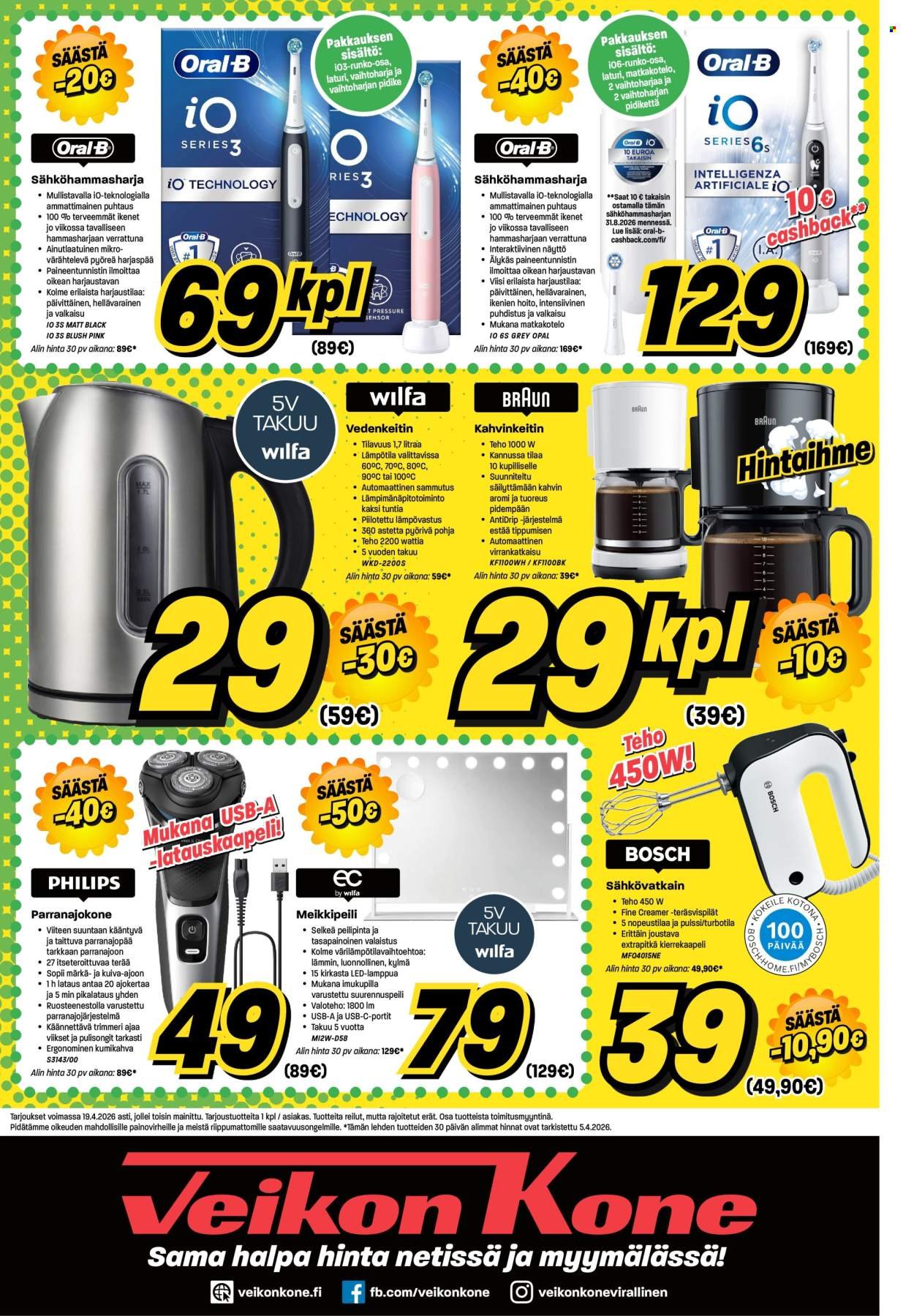 VEIKON KONE tarjoukset - Alkaen TI 7.4.2026