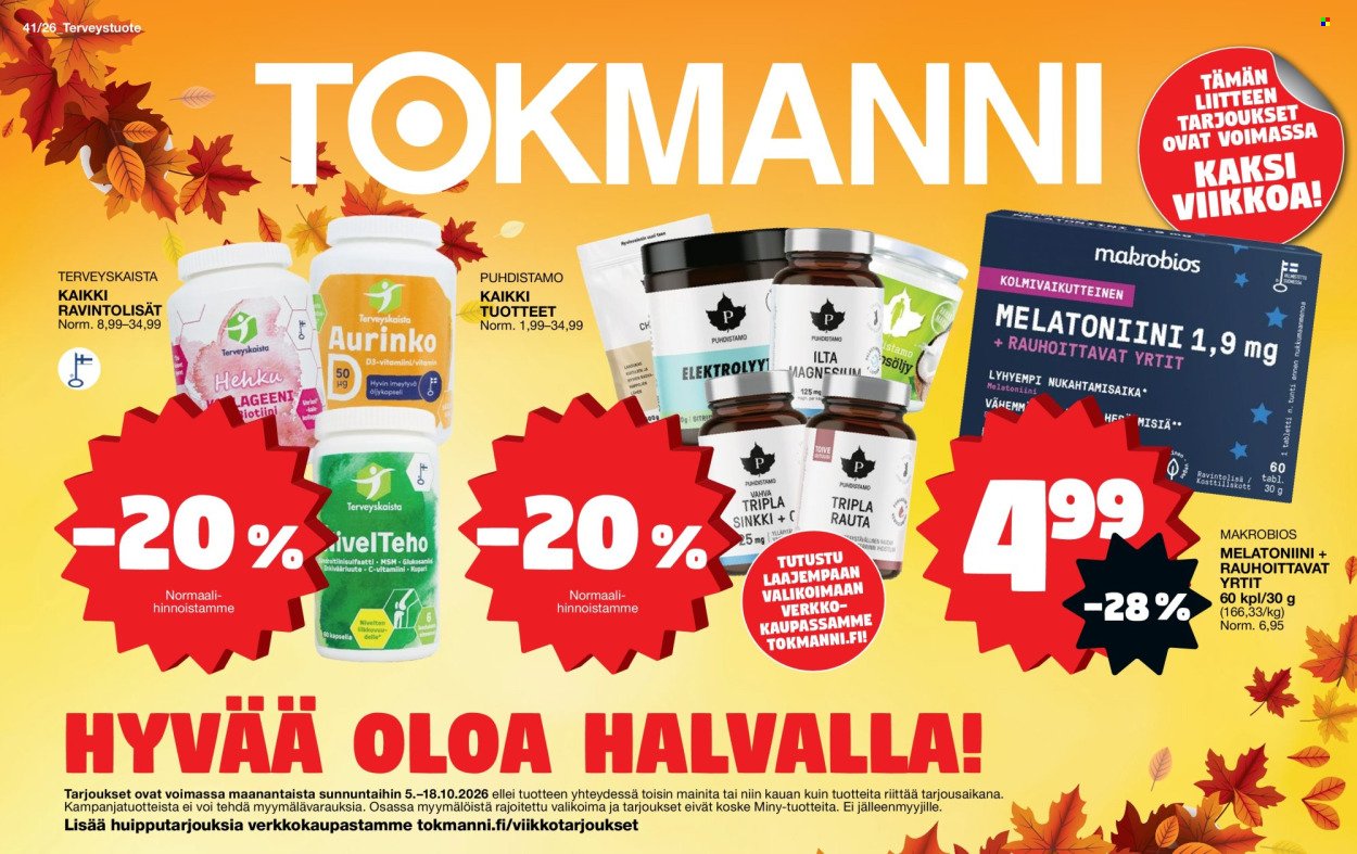 TOKMANNI tarjoukset - Erikoisliite