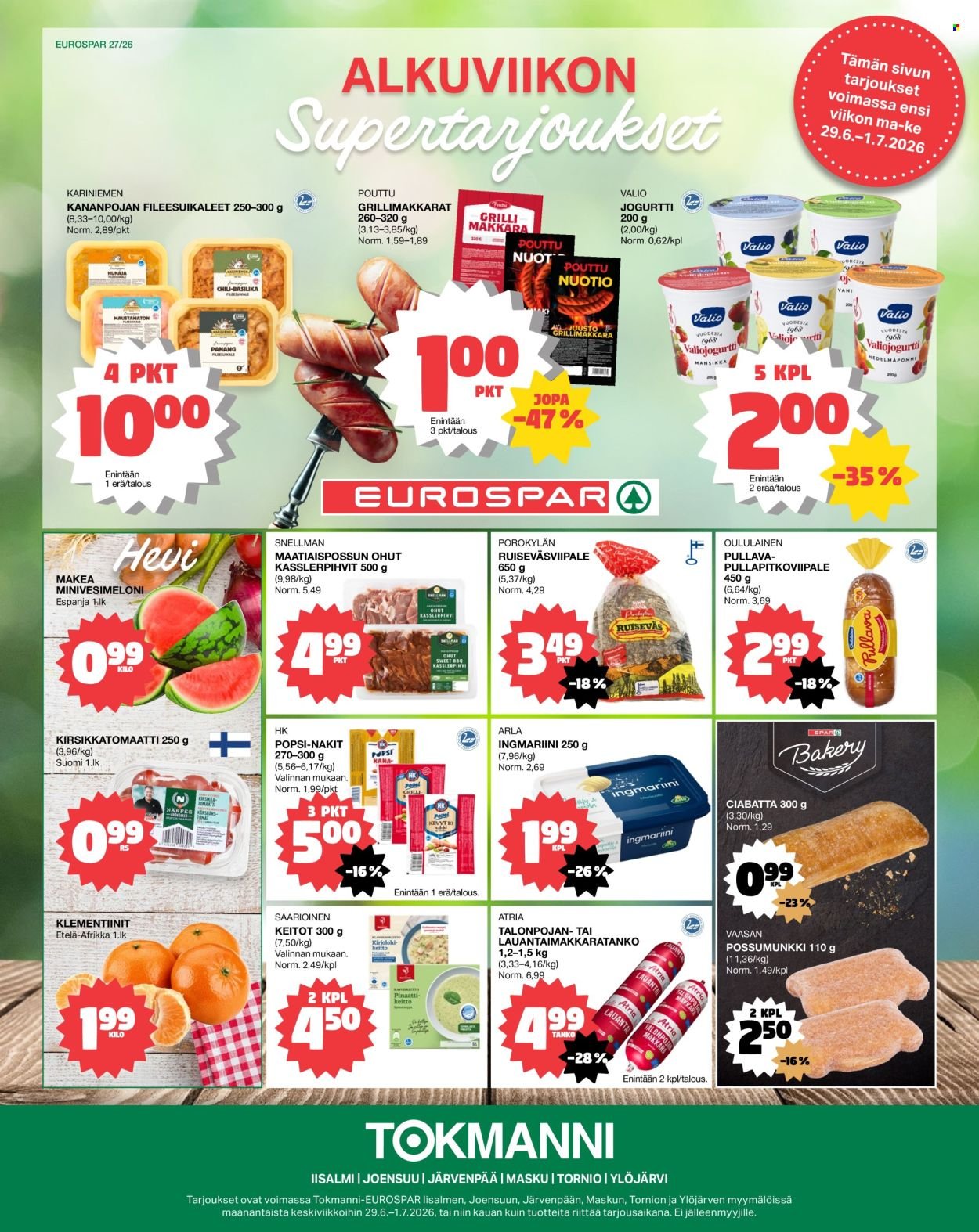 TOKMANNI tarjoukset - EUROSPAR