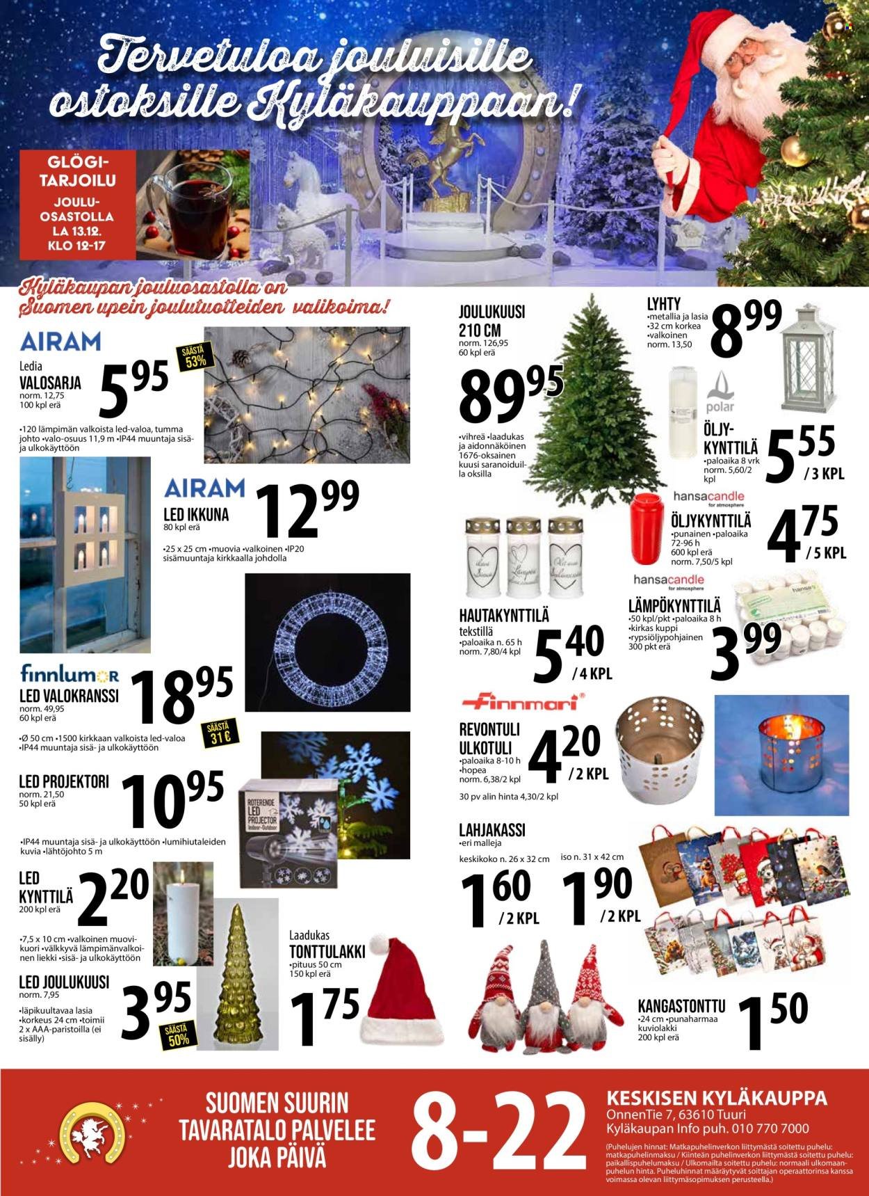 TUURI tarjoukset - Alkaen KE 10.12.2025