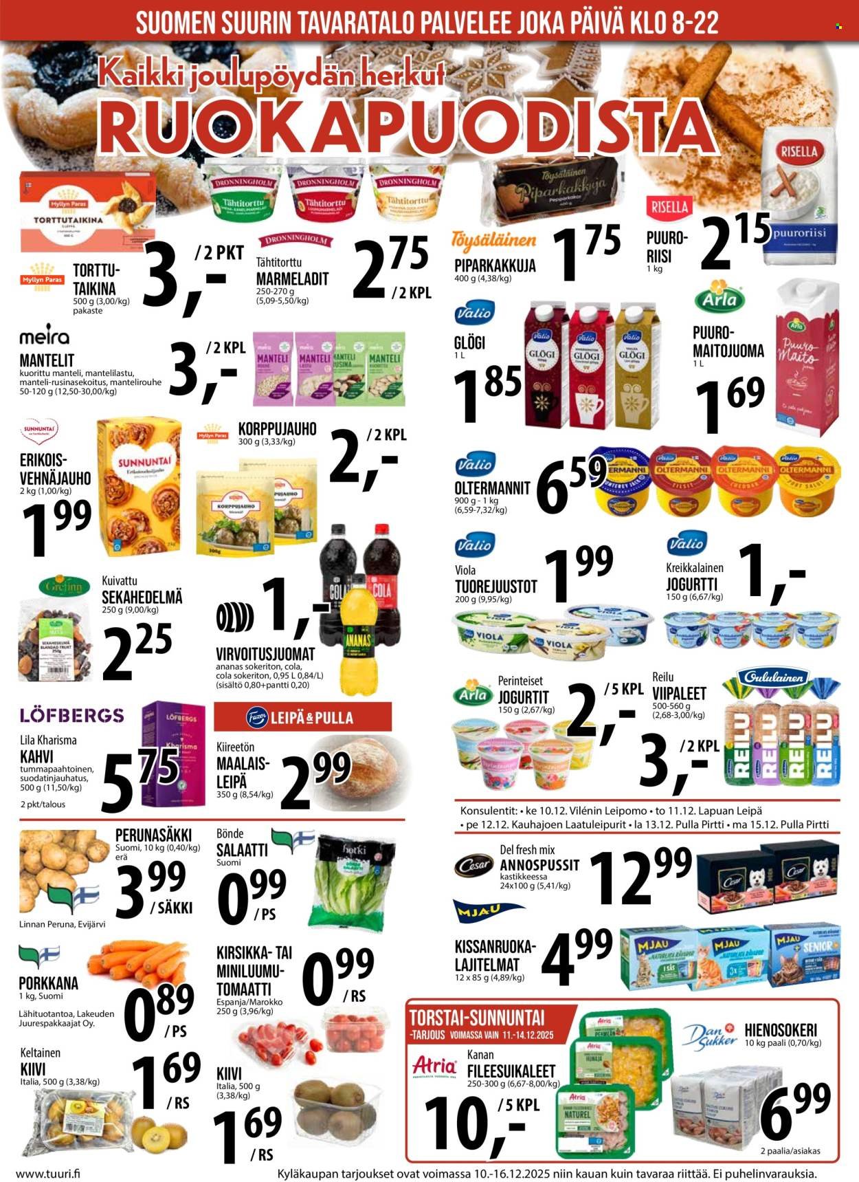 TUURI tarjoukset - Alkaen KE 10.12.2025