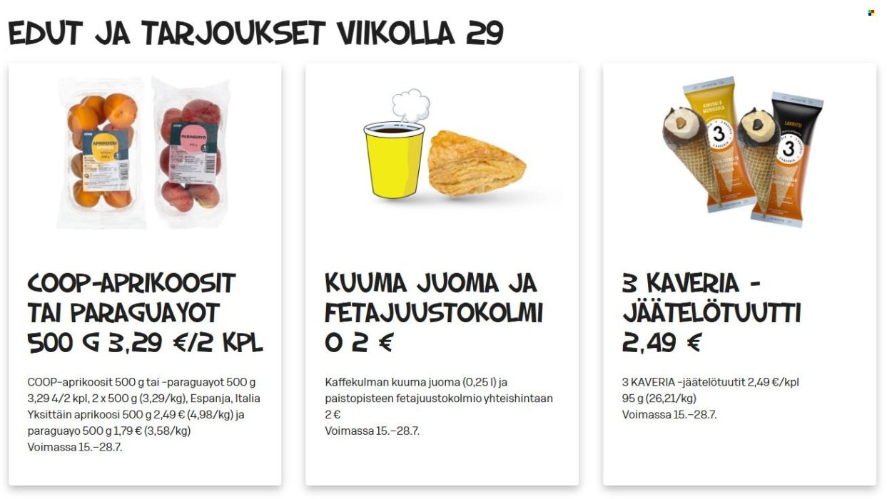 ALEPA tarjoukset - Alkaen KE 15.7.2026