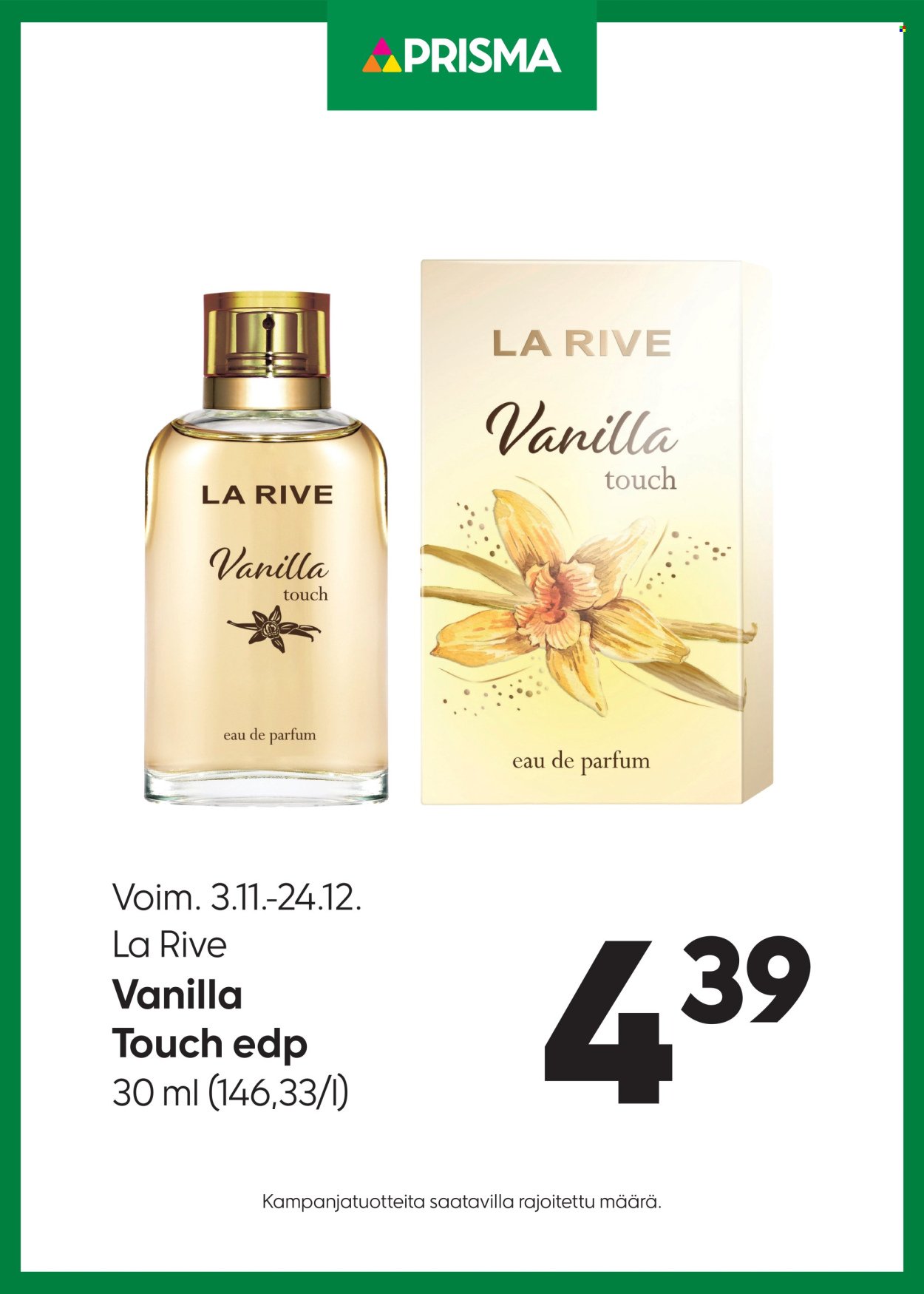 PRISMA tarjoukset - Alkaen MA 3.11.2025 (2025-11-03 - 2025-12-24)