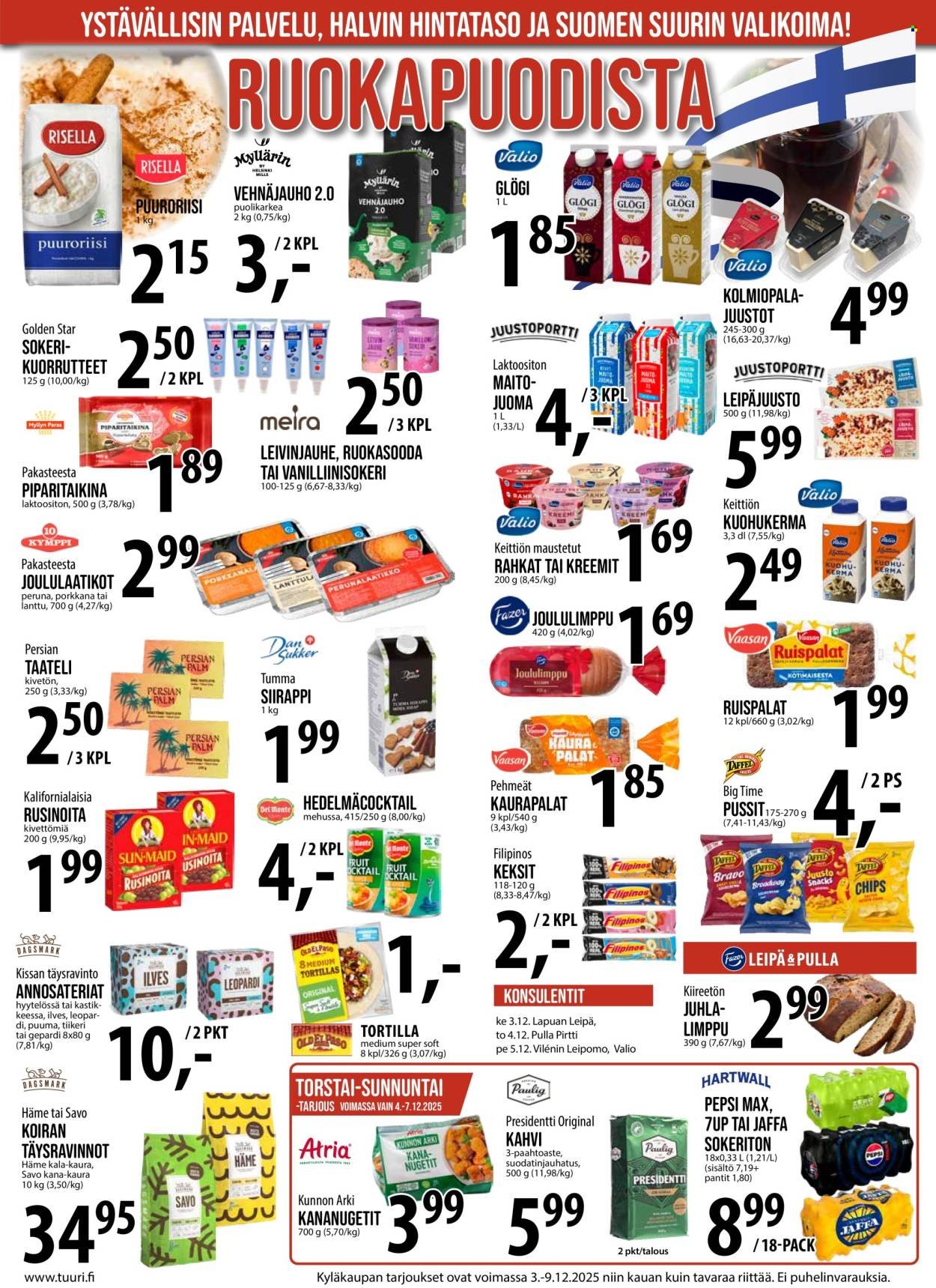 TUURI tarjoukset - Alkaen KE 3.12.2025