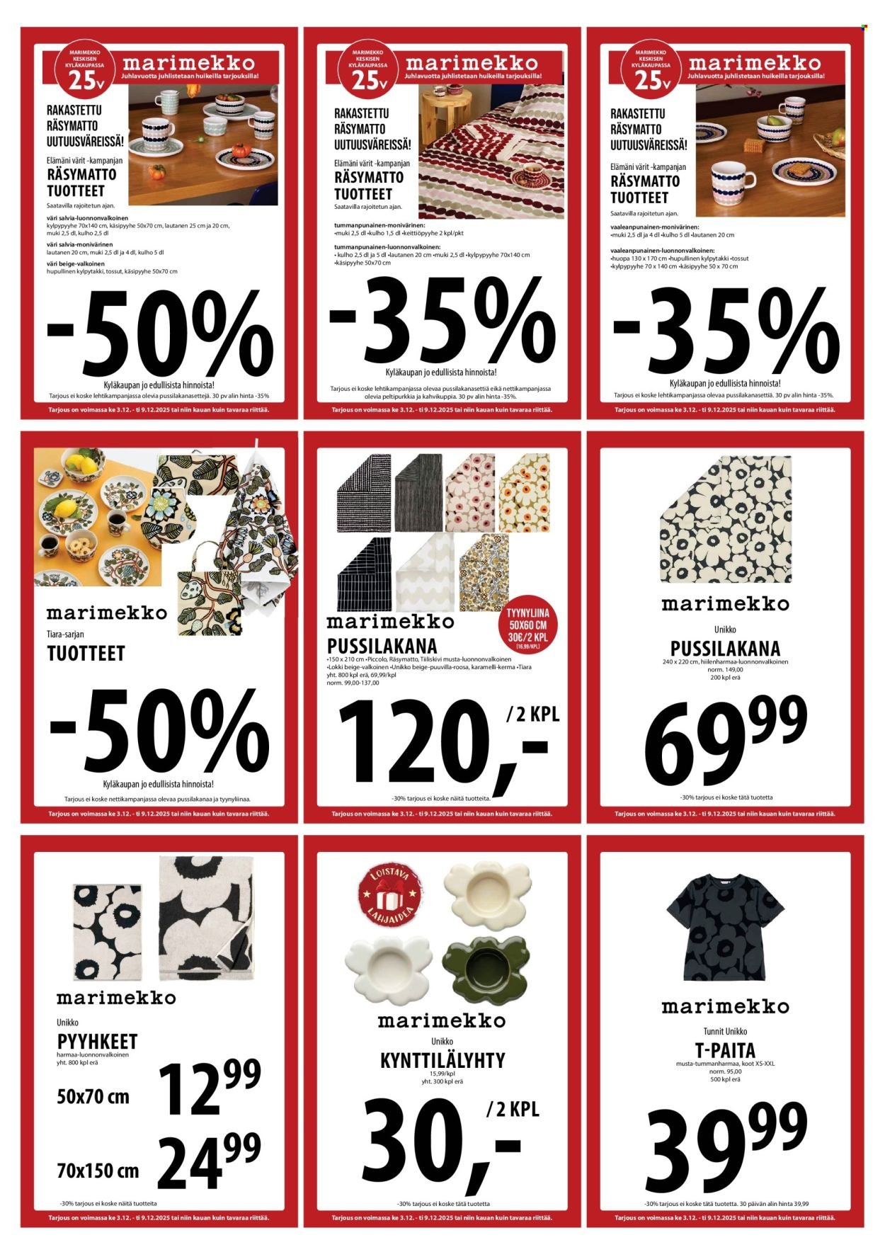 TUURI tarjoukset - Alkaen KE 3.12.2025