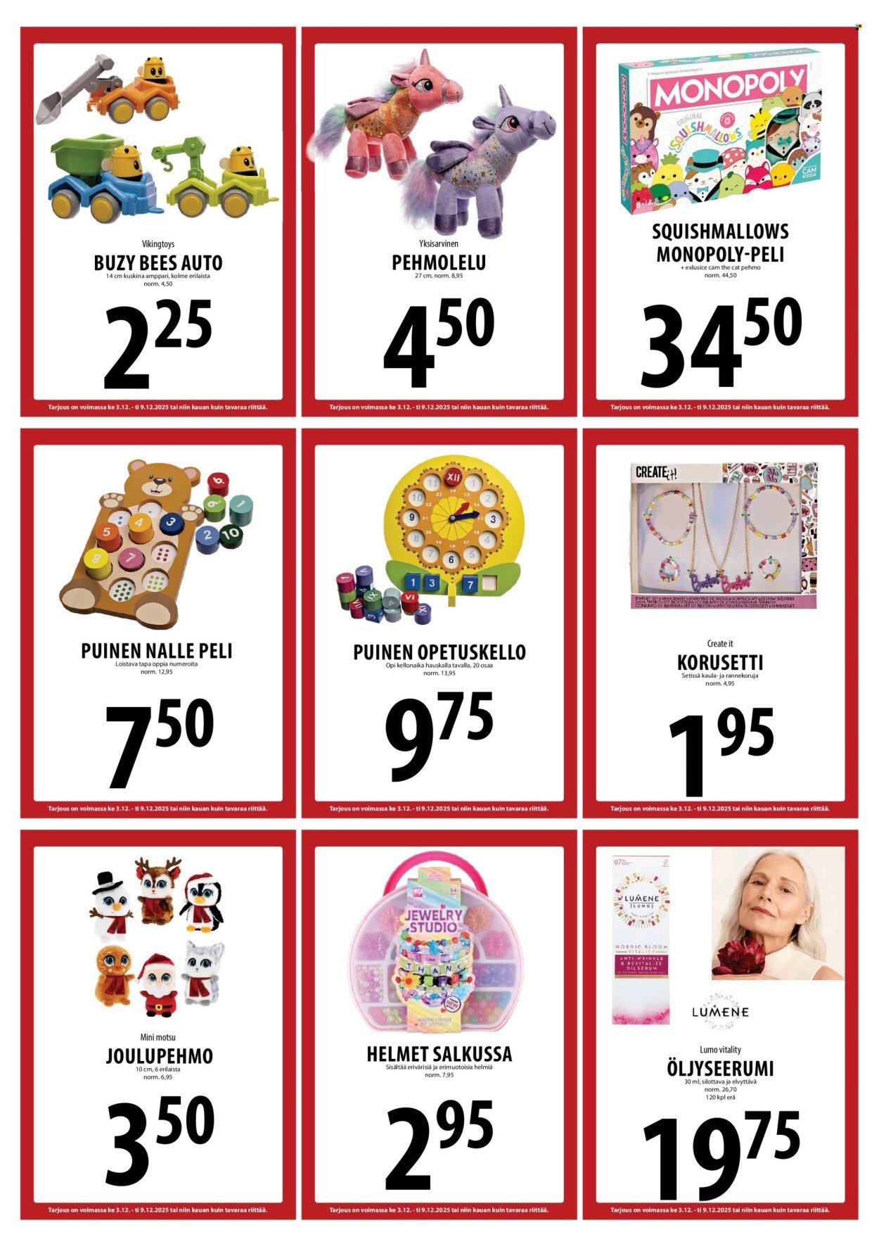 TUURI tarjoukset - Alkaen KE 3.12.2025