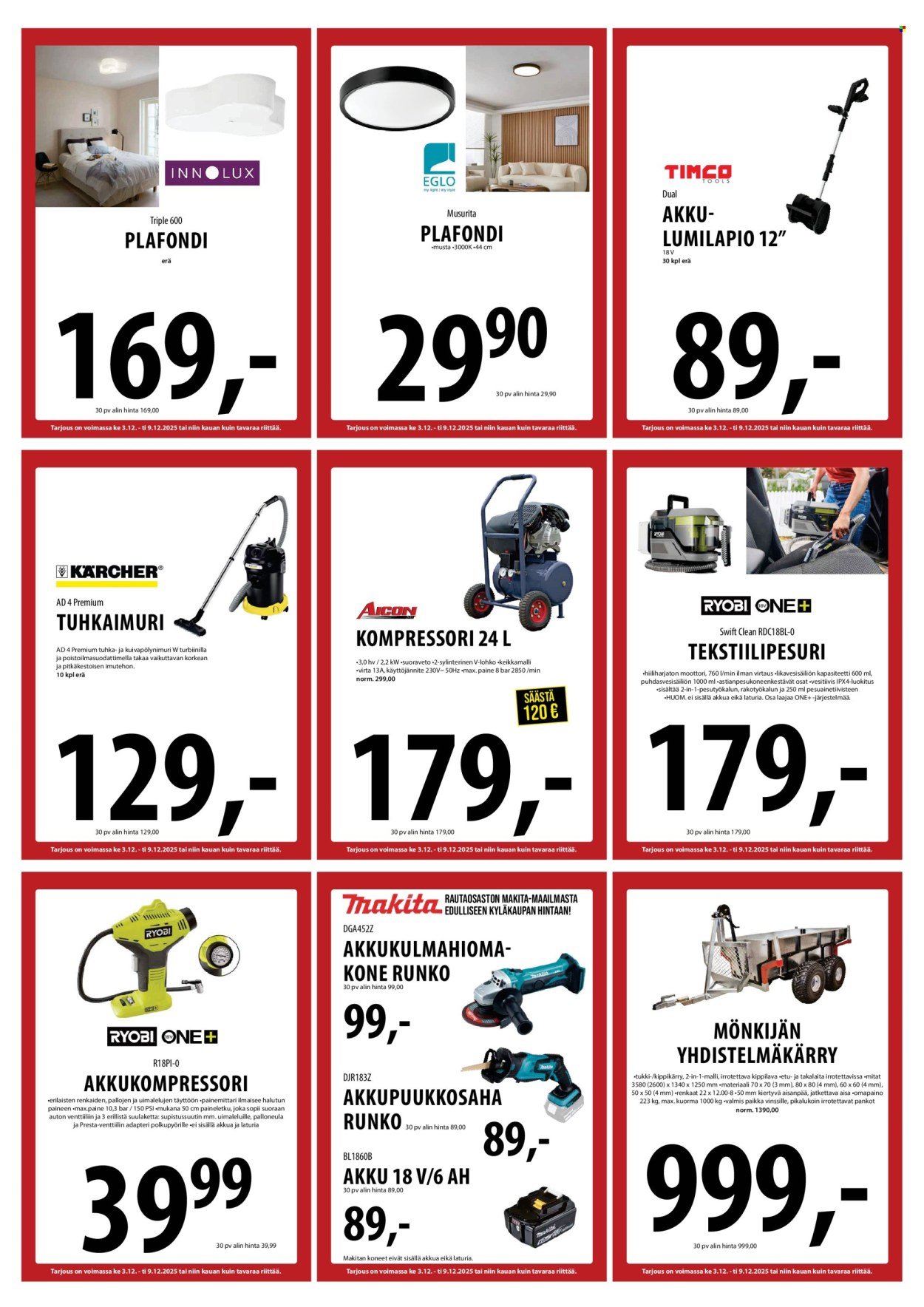 TUURI tarjoukset - Alkaen KE 3.12.2025