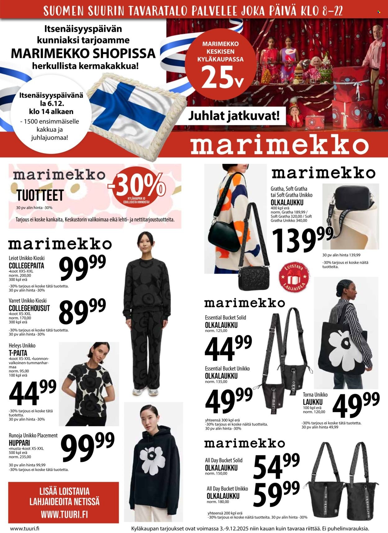 TUURI tarjoukset - Alkaen KE 3.12.2025