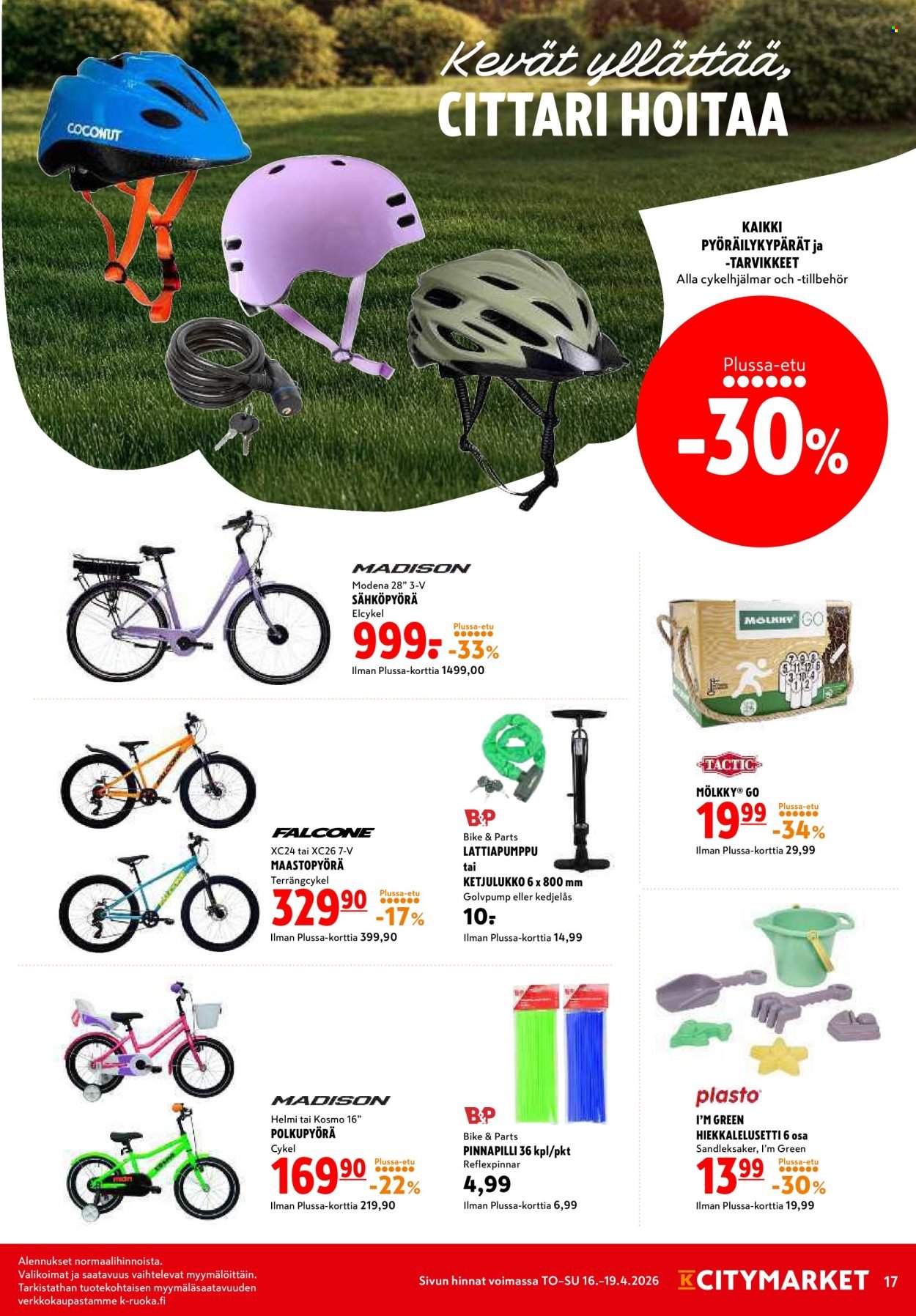 K-CITYMARKET tarjoukset - Alkaen TO 16.4.2026