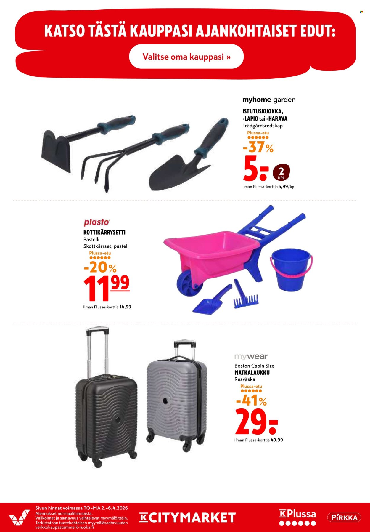 K-CITYMARKET tarjoukset - Alkaen TO 16.4.2026
