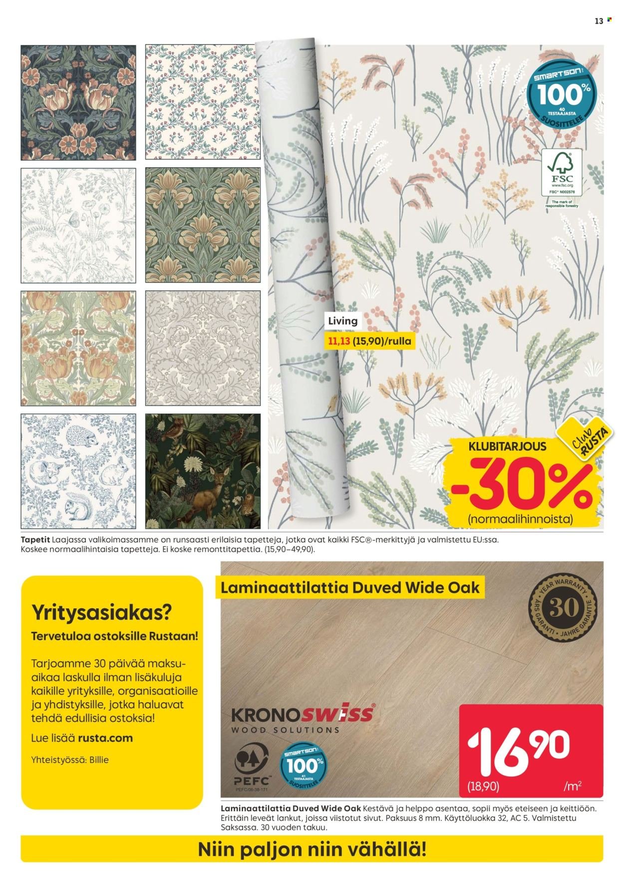 RUSTA tarjoukset - Alkaen MA 28.7.2025 (2025-07-28 - 2025-08-10)