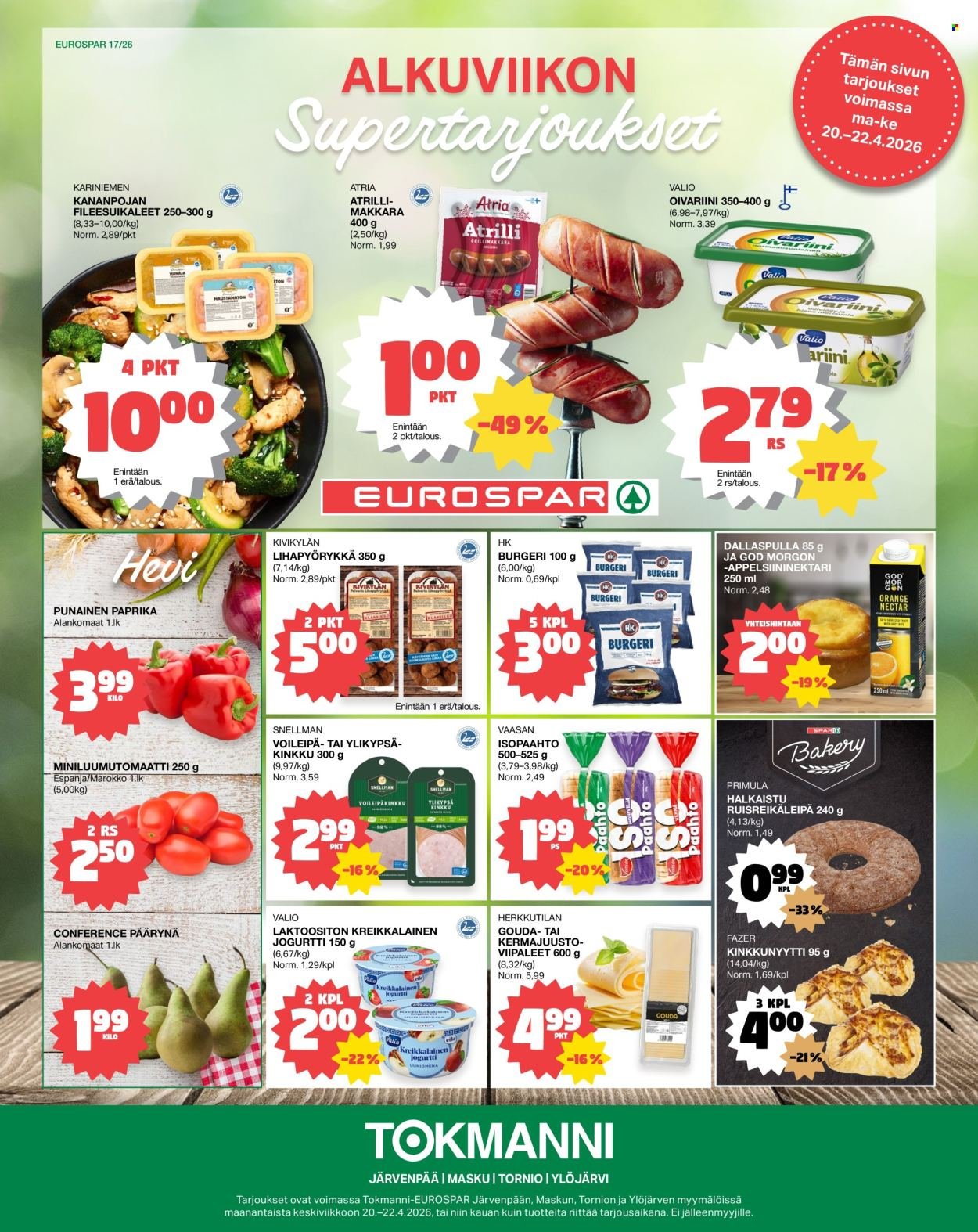 TOKMANNI tarjoukset - EUROSPAR