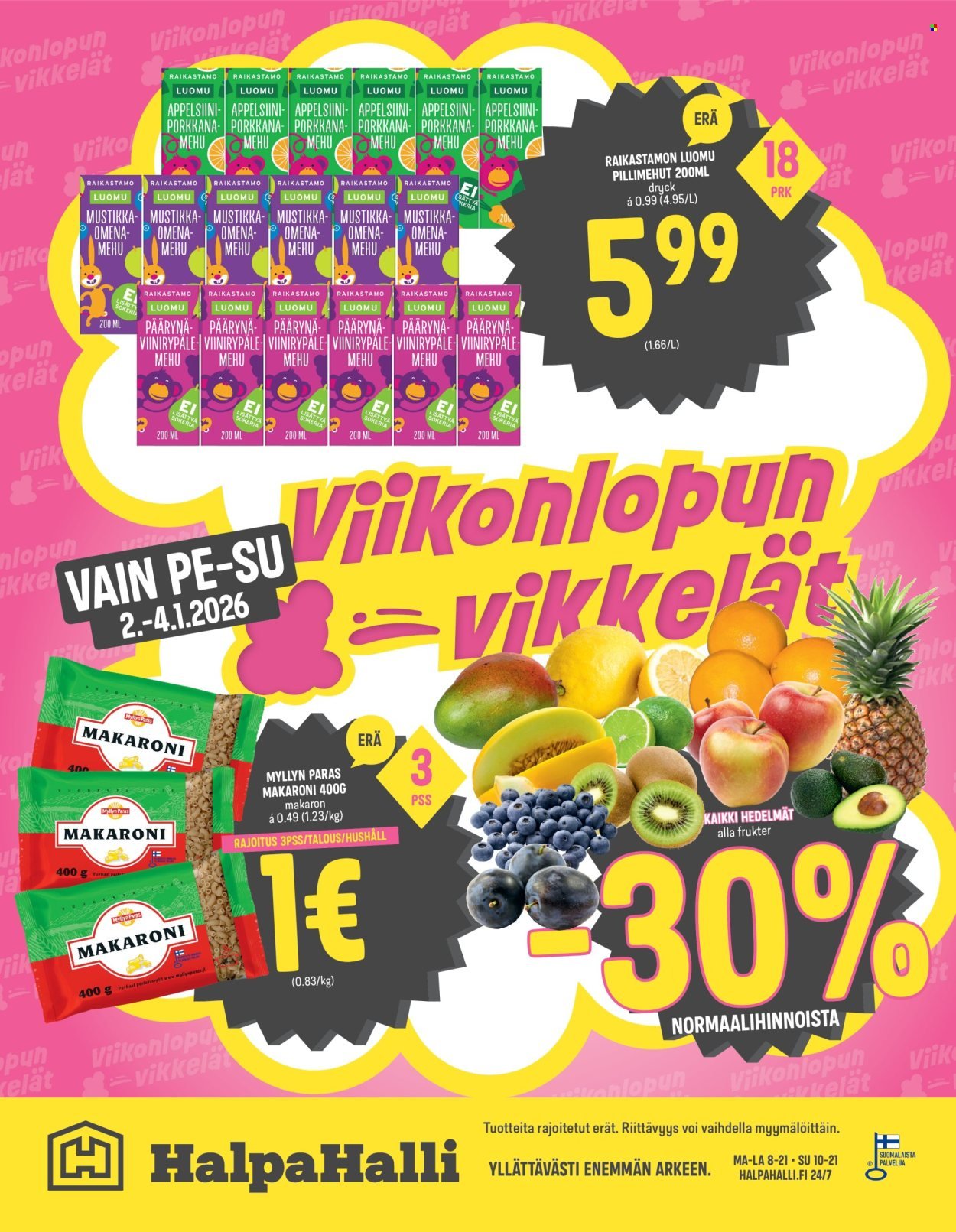 HALPAHALLI tarjoukset - Uusin tarjouslehtemme