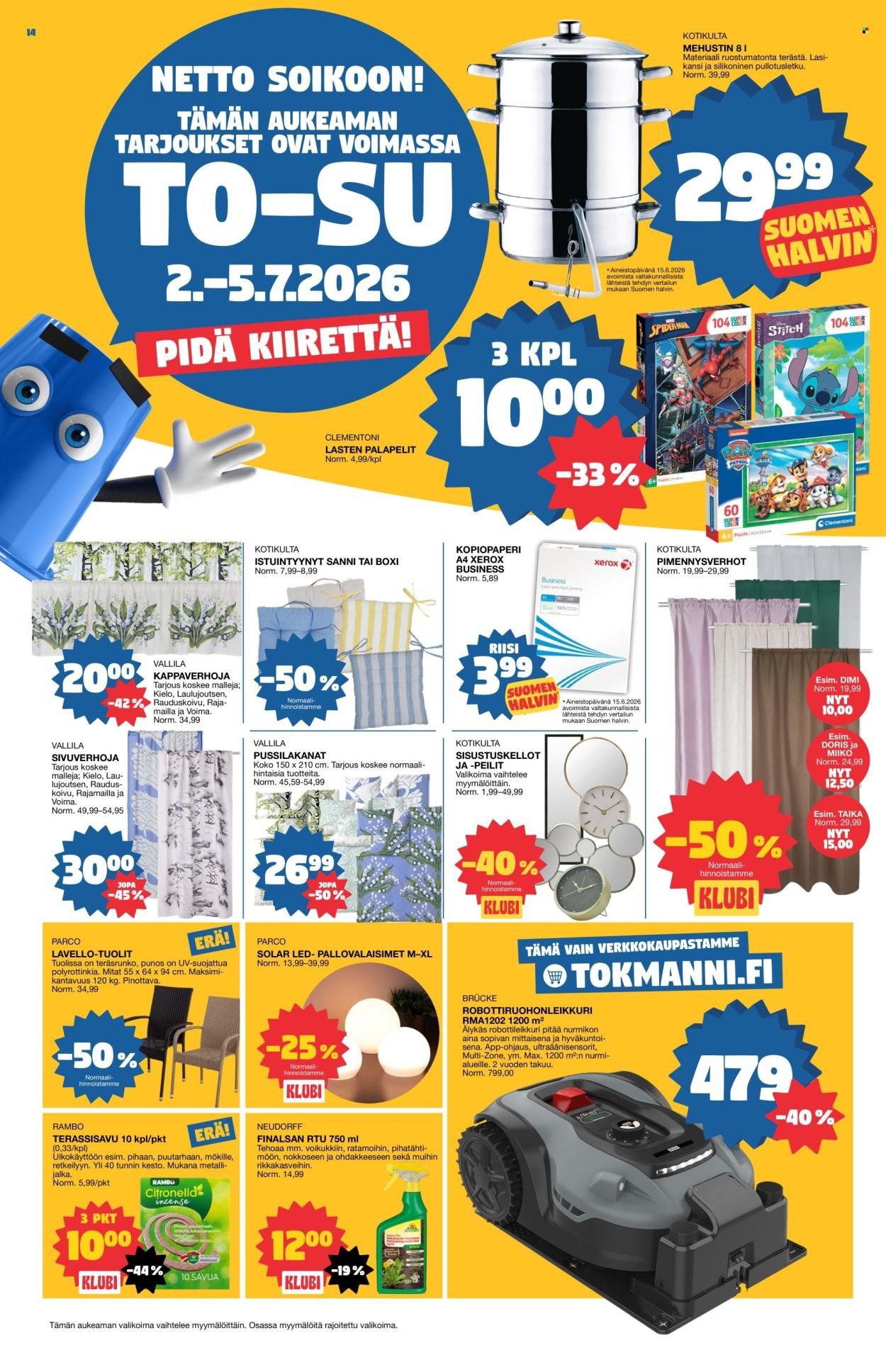 TOKMANNI tarjoukset - Tarjoussanomat